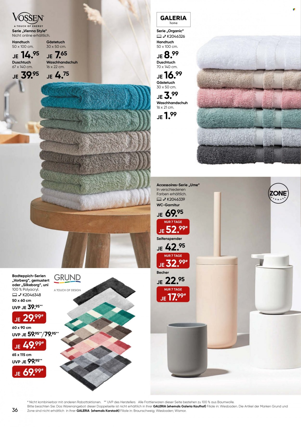 GALERIA Karstadt Kaufhof Prospekte  - 21.09.2022 - 27.09.2022. Seite 36