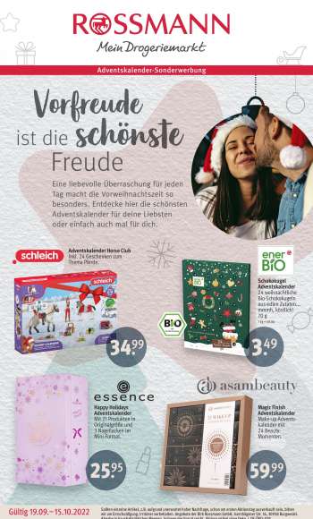 Prospekte Rossmann - 19.09.2022 - 15.10.2022.