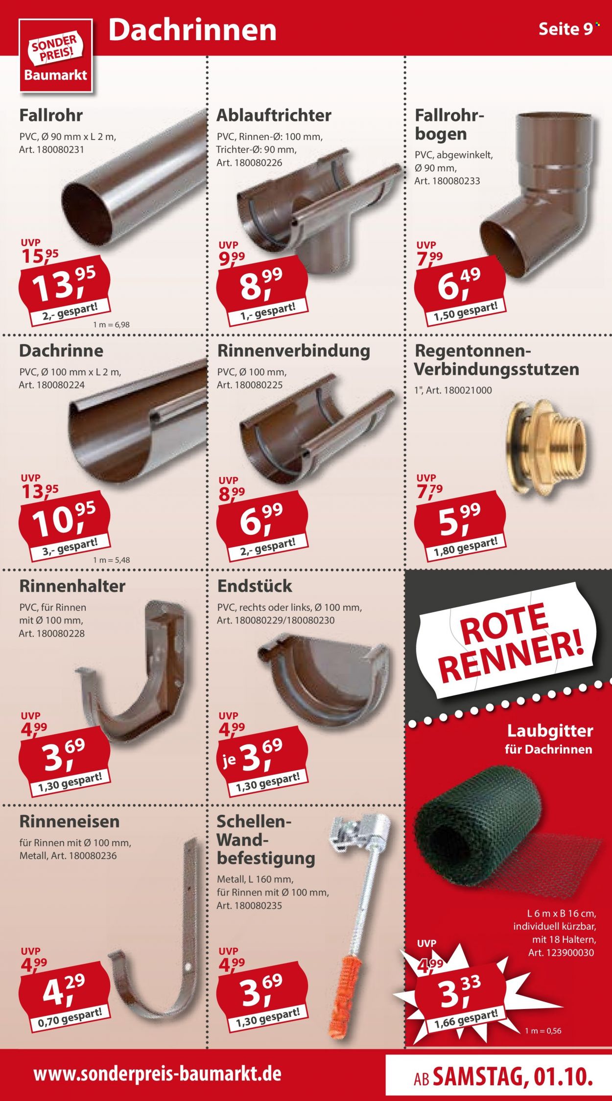 Sonderpreis-Baumarkt Prospekte  - 1.10.2022 - 7.10.2022. Seite 9
