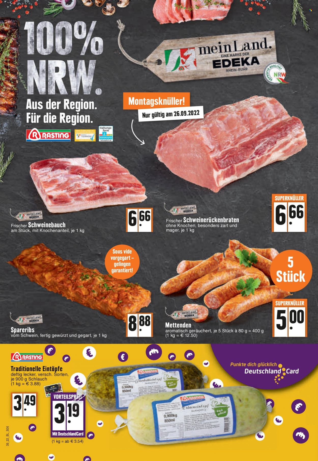 Edeka Prospekte  - 26.09.2022 - 1.10.2022. Seite 6