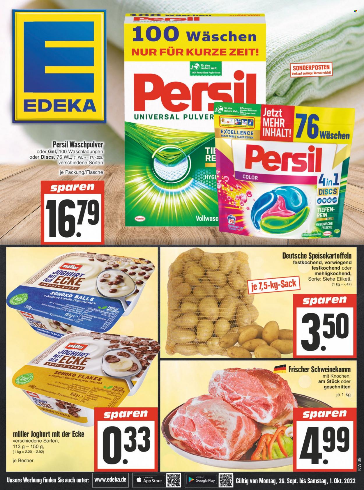 Edeka Prospekte  - 26.09.2022 - 1.10.2022. Seite 1