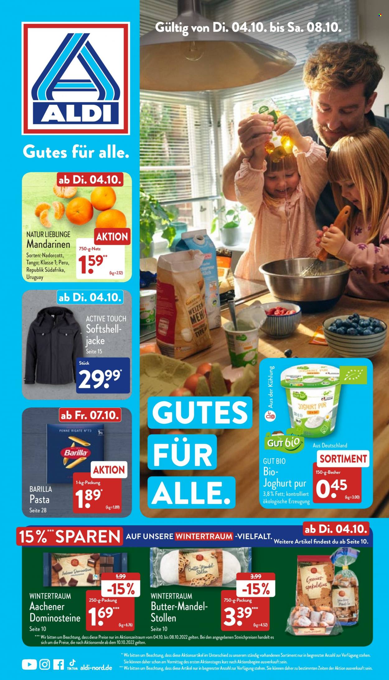 ALDI Nord Prospekte  - 4.10.2022 - 8.10.2022. Seite 1