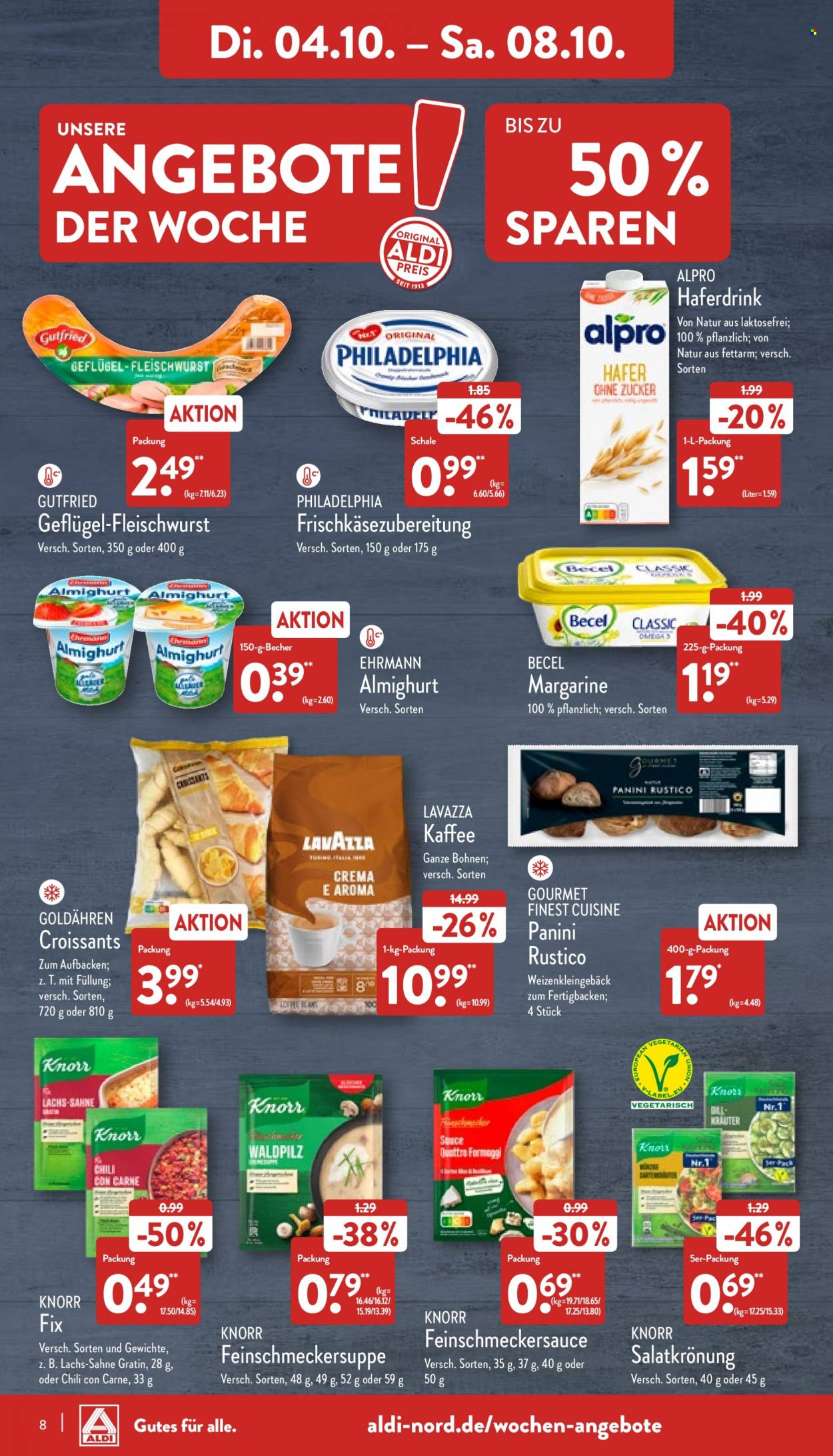 ALDI Nord Prospekte  - 4.10.2022 - 8.10.2022. Seite 8