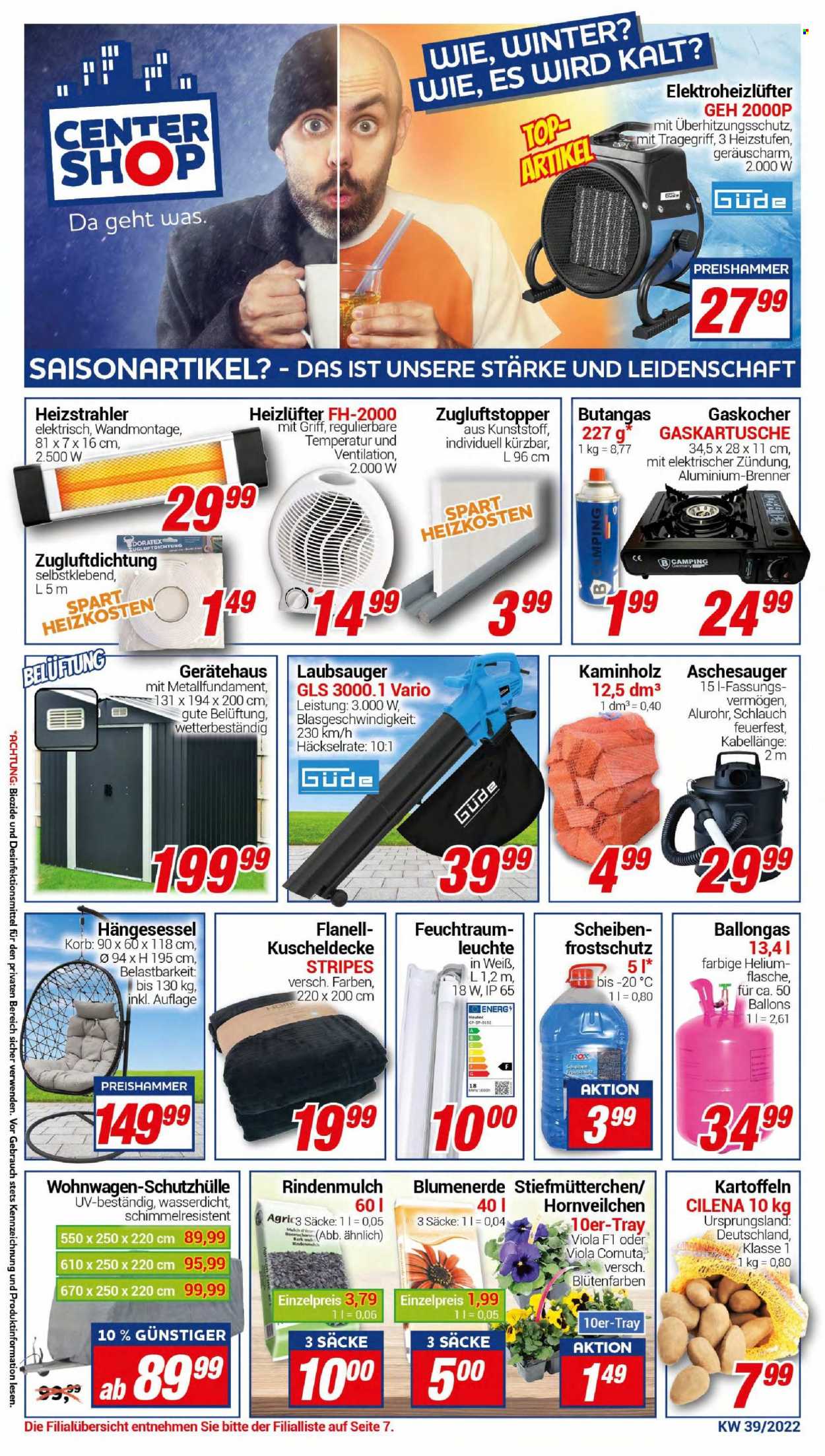 CENTERSHOP Prospekte  - 26.09.2022 - 1.10.2022. Seite 1