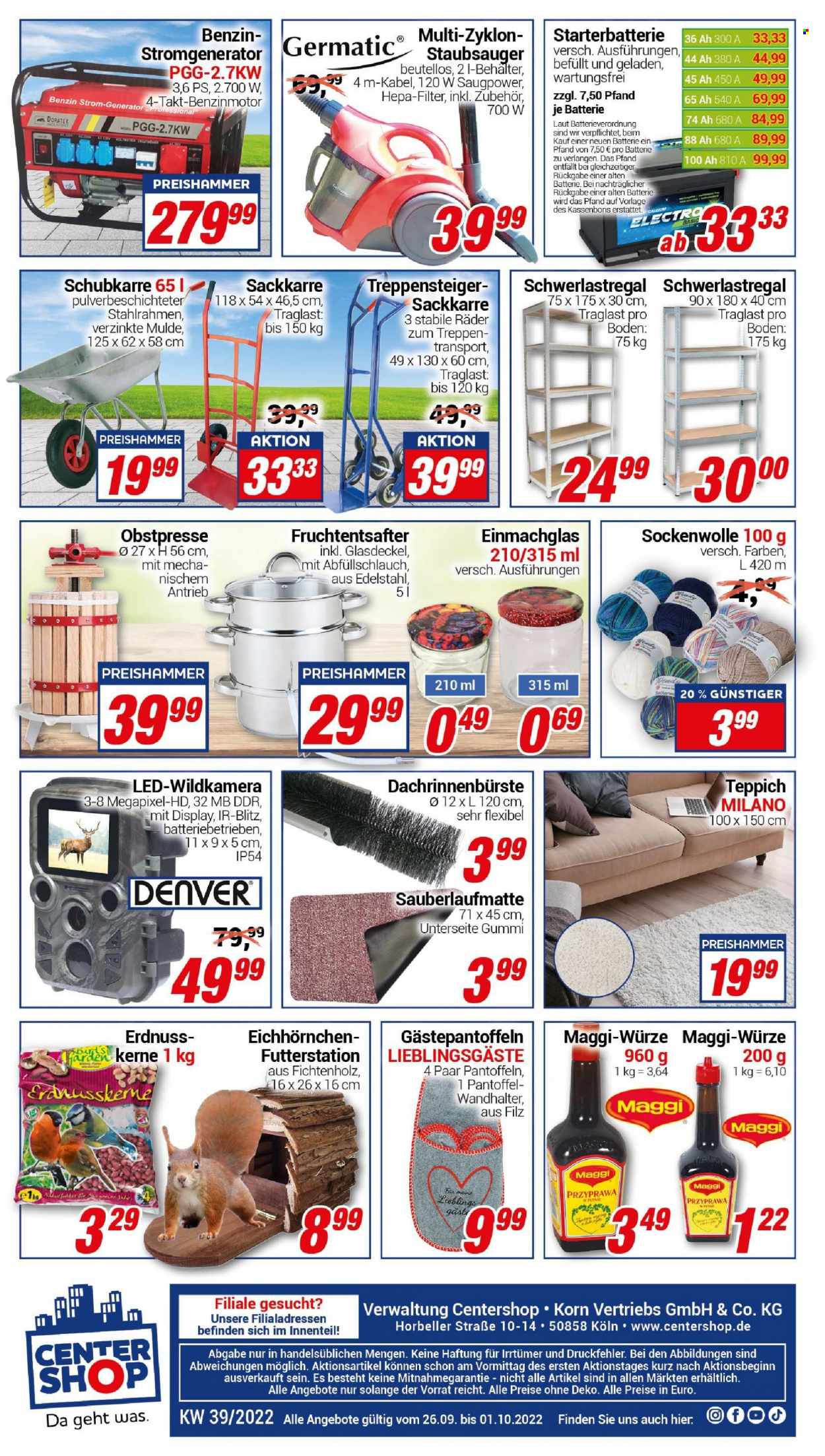 CENTERSHOP Prospekte  - 26.09.2022 - 1.10.2022. Seite 8
