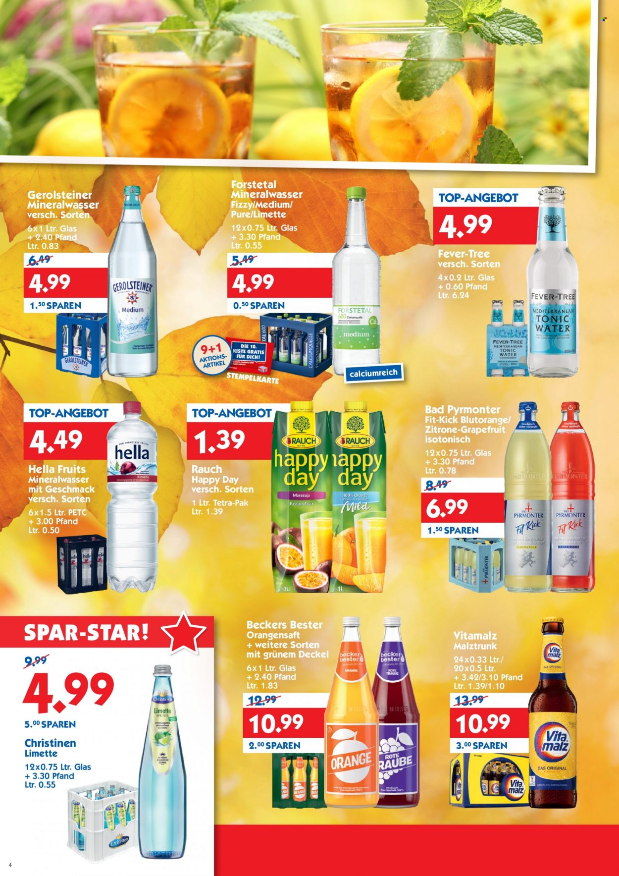 Hol'ab! Getränkemarkt Prospekte  - 26.09.2022 - 1.10.2022. Seite 4
