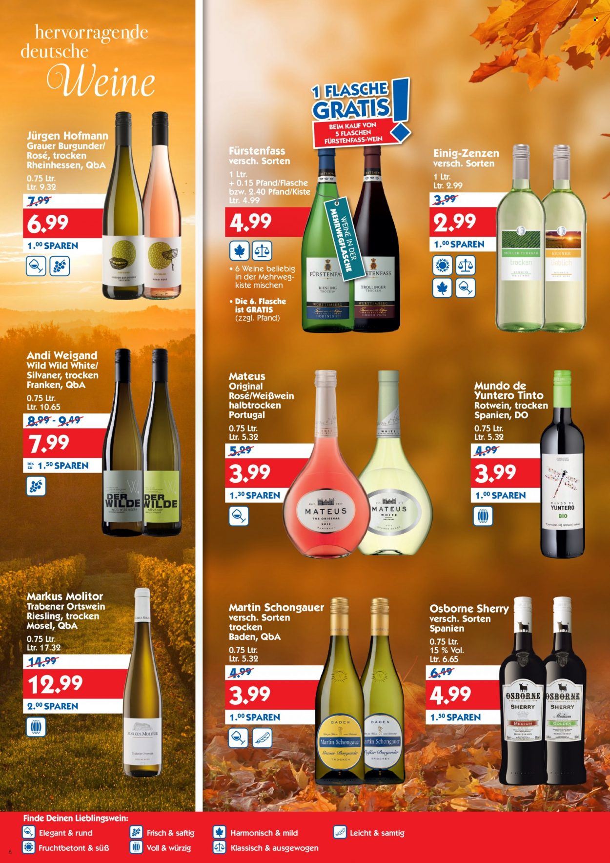 Hol'ab! Getränkemarkt Prospekte  - 26.09.2022 - 1.10.2022. Seite 6
