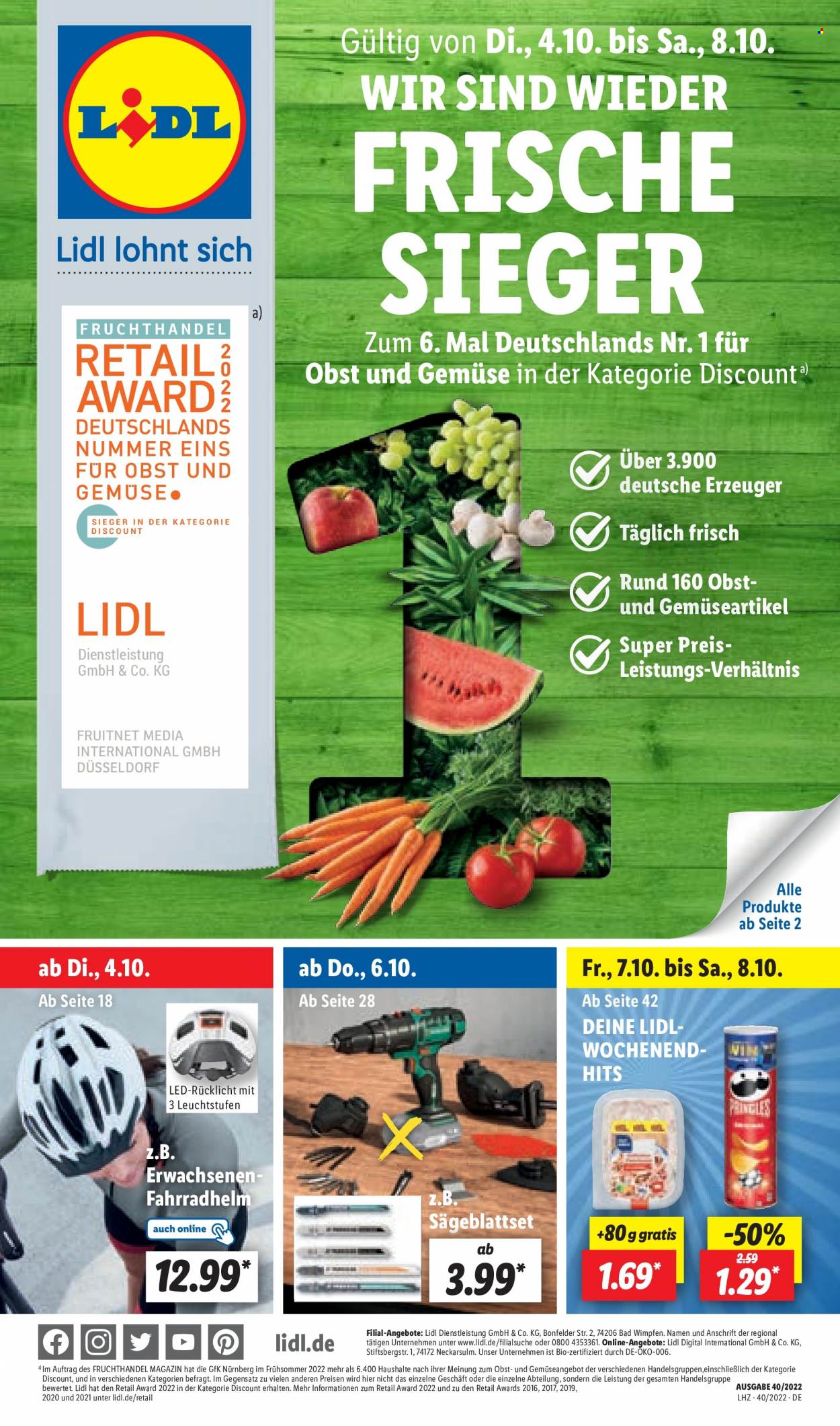 Lidl Prospekte  - 30.09.2022 - 30.09.2022. Seite 1