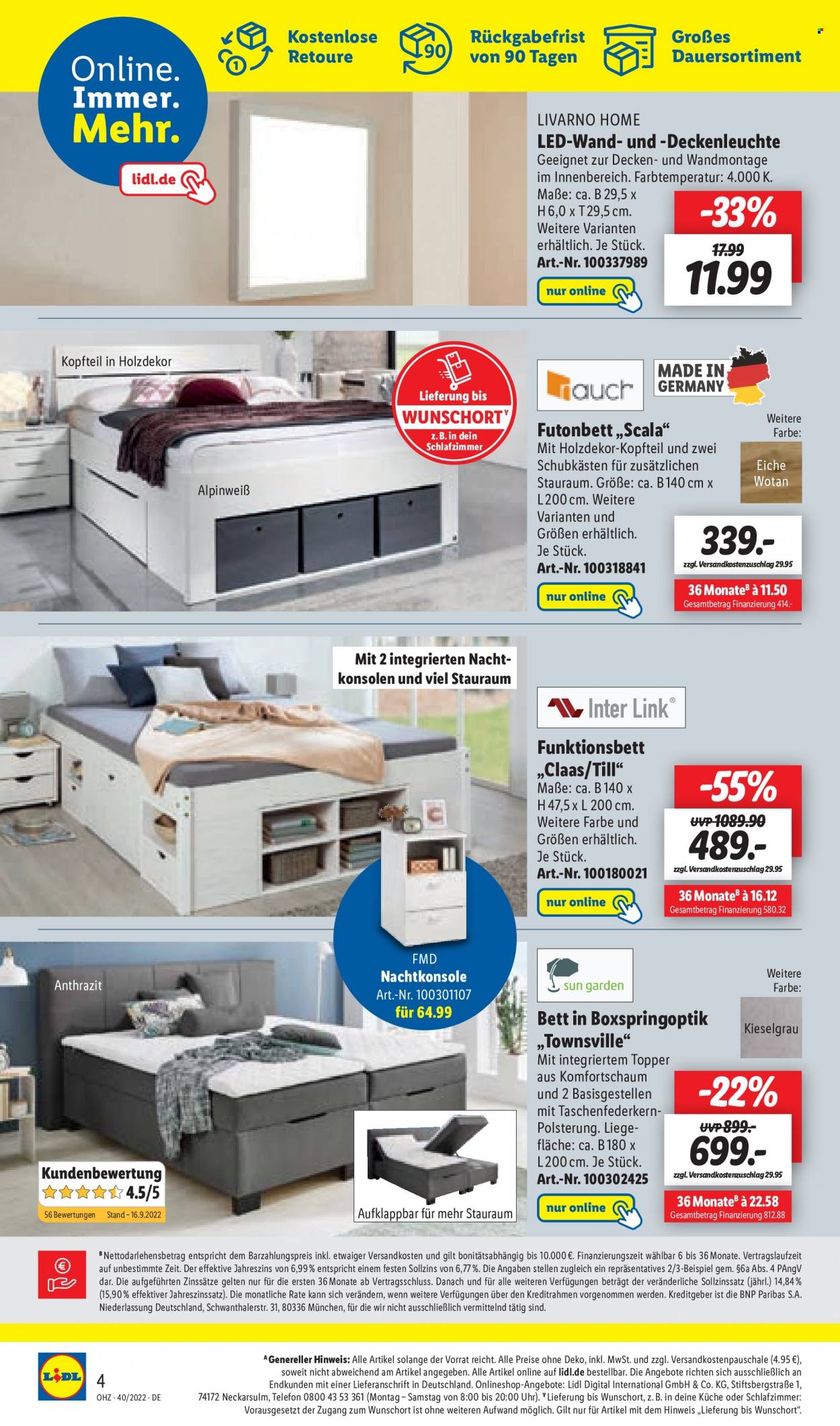 Lidl Prospekte  - 30.09.2022 - 30.09.2022. Seite 58