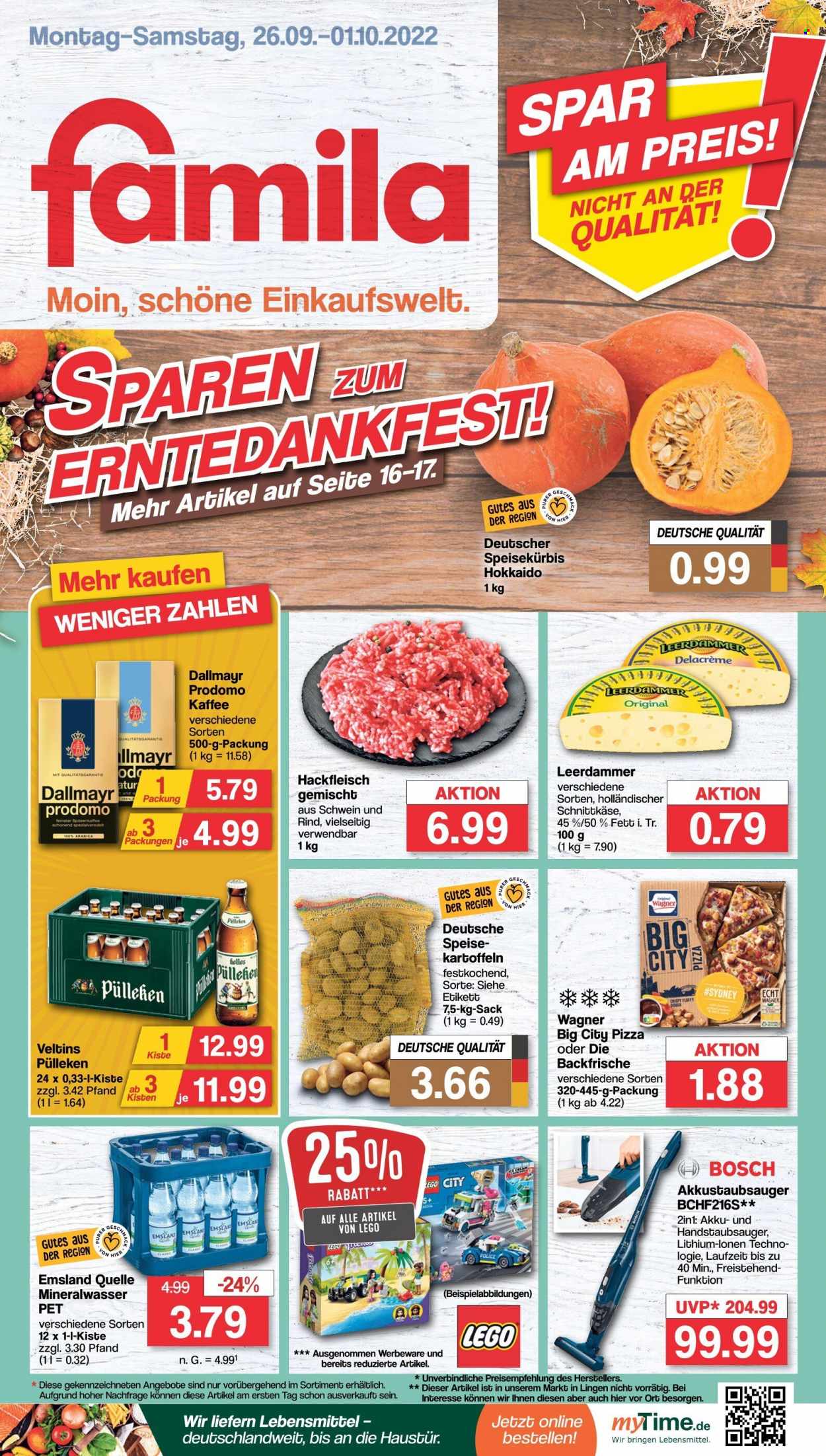 famila Prospekte  - 26.09.2022 - 1.10.2022. Seite 1