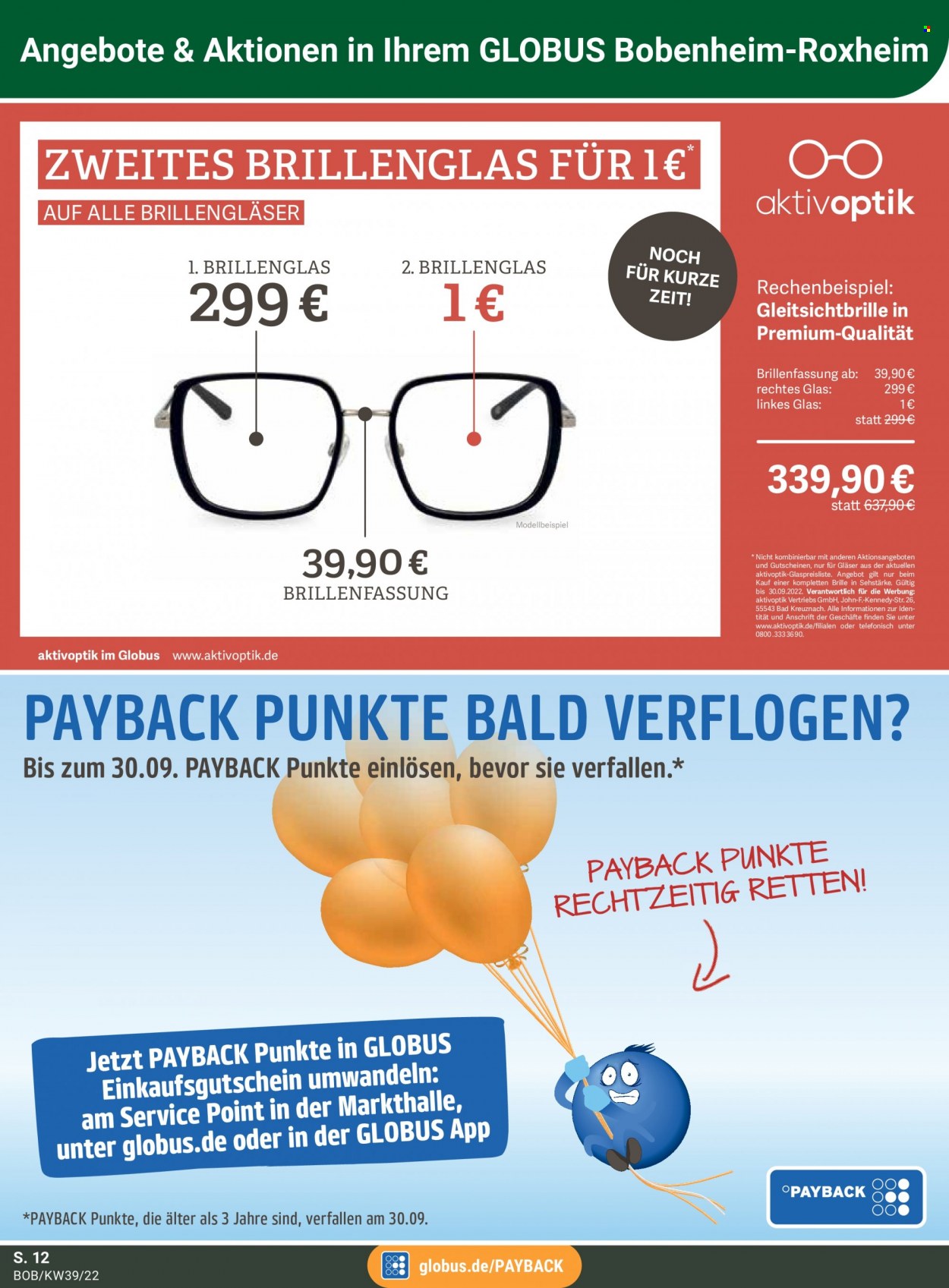 Globus Prospekte  - 26.09.2022 - 1.10.2022. Seite 12