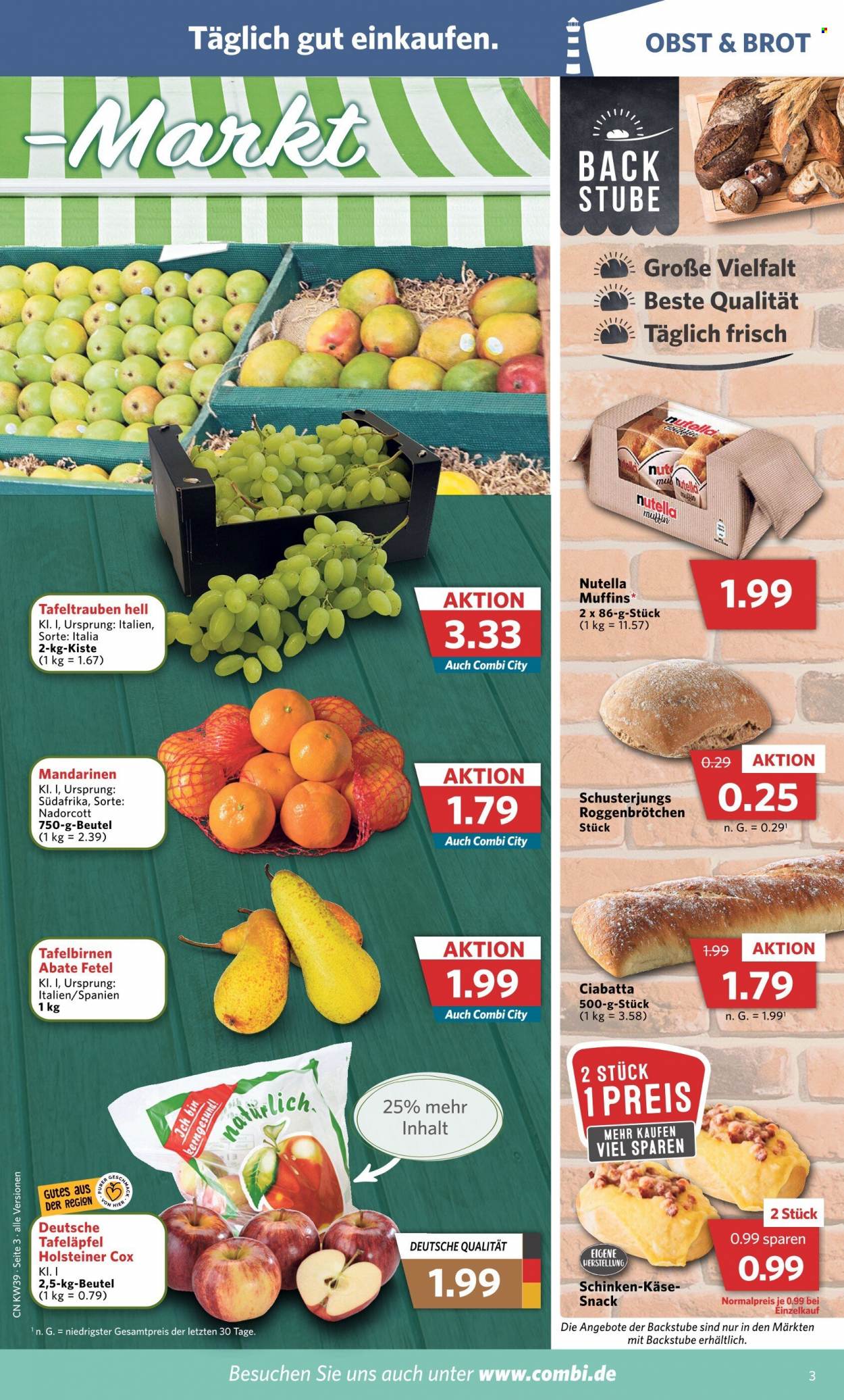 Combi Prospekte  - 26.09.2022 - 1.10.2022. Seite 3