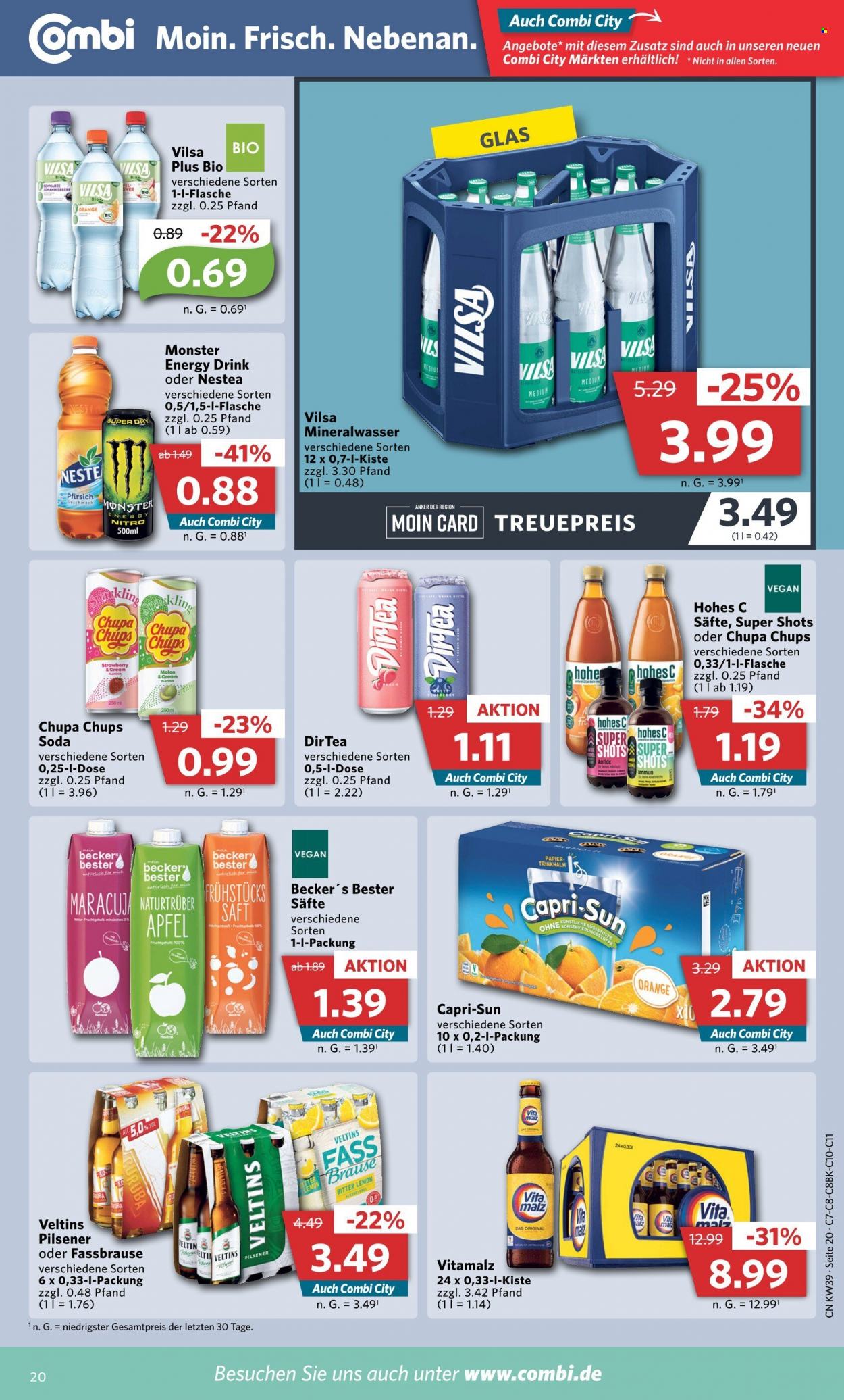 Combi Prospekte  - 26.09.2022 - 1.10.2022. Seite 20
