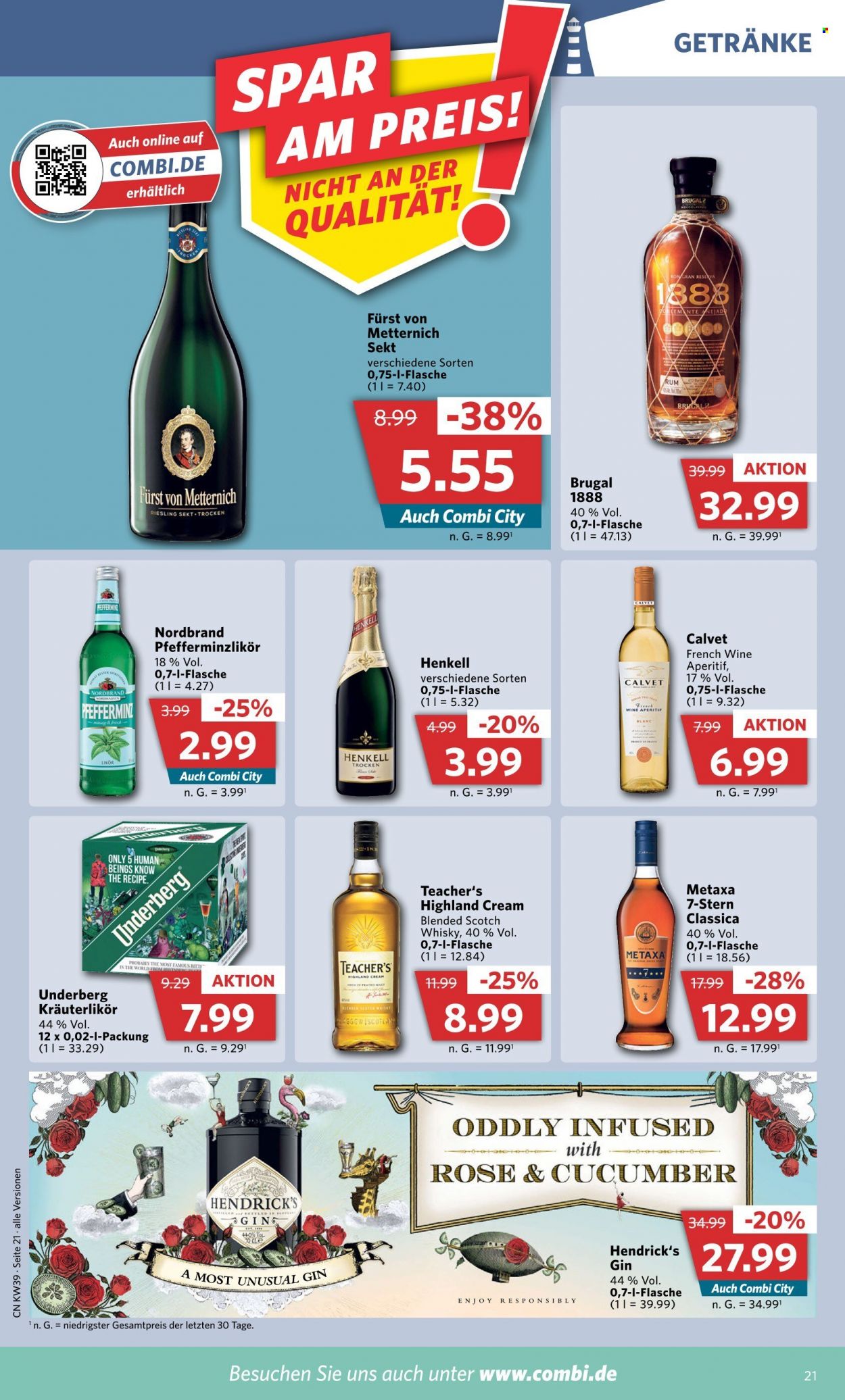 Combi Prospekte  - 26.09.2022 - 1.10.2022. Seite 21