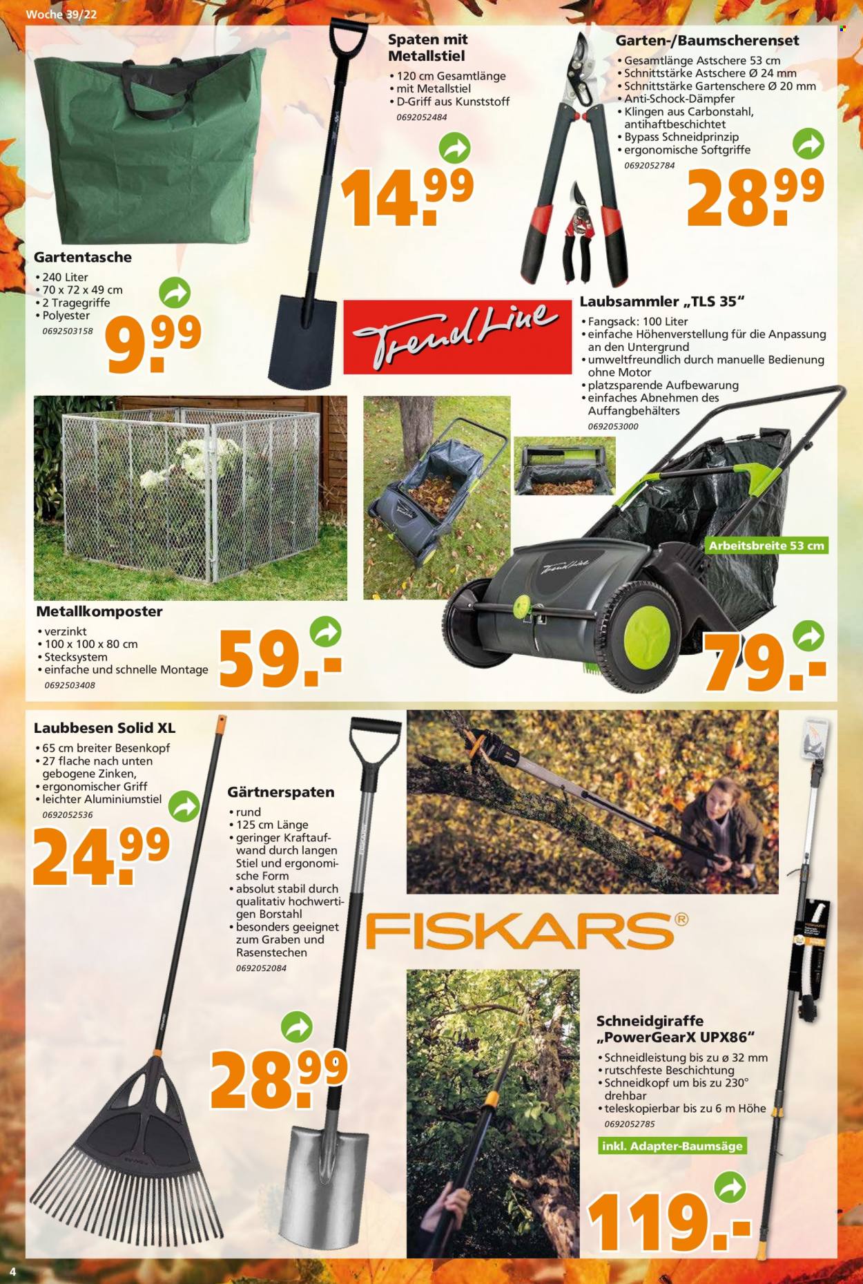 Globus Baumarkt Prospekte  - 26.09.2022 - 1.10.2022. Seite 4