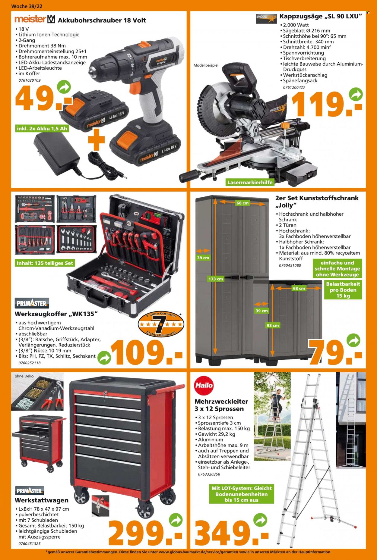 Globus Baumarkt Prospekte  - 26.09.2022 - 1.10.2022. Seite 7