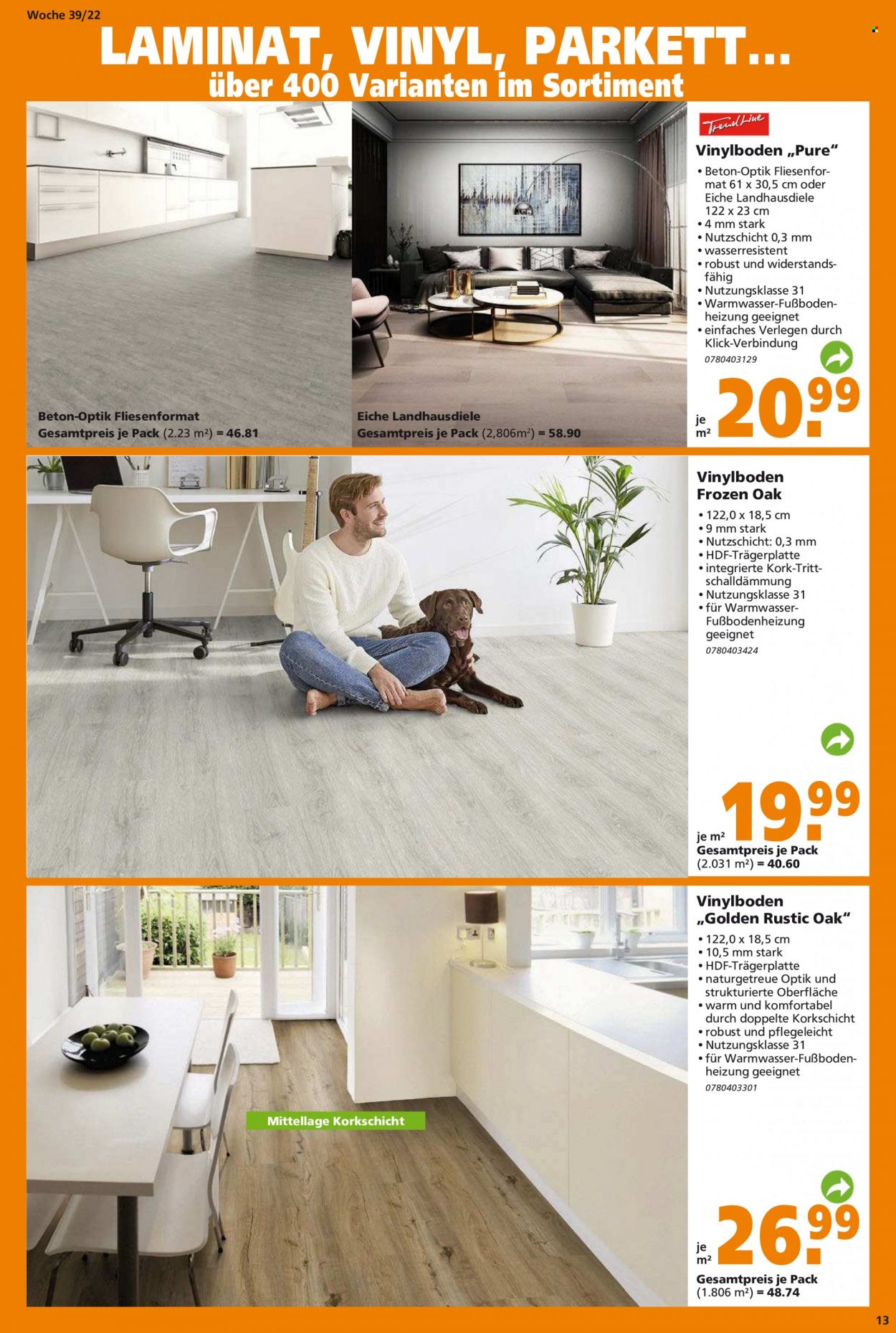 Globus Baumarkt Prospekte  - 26.09.2022 - 1.10.2022. Seite 13
