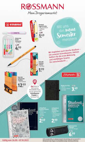 Prospekte Rossmann - 26.09.2022 - 7.10.2022.