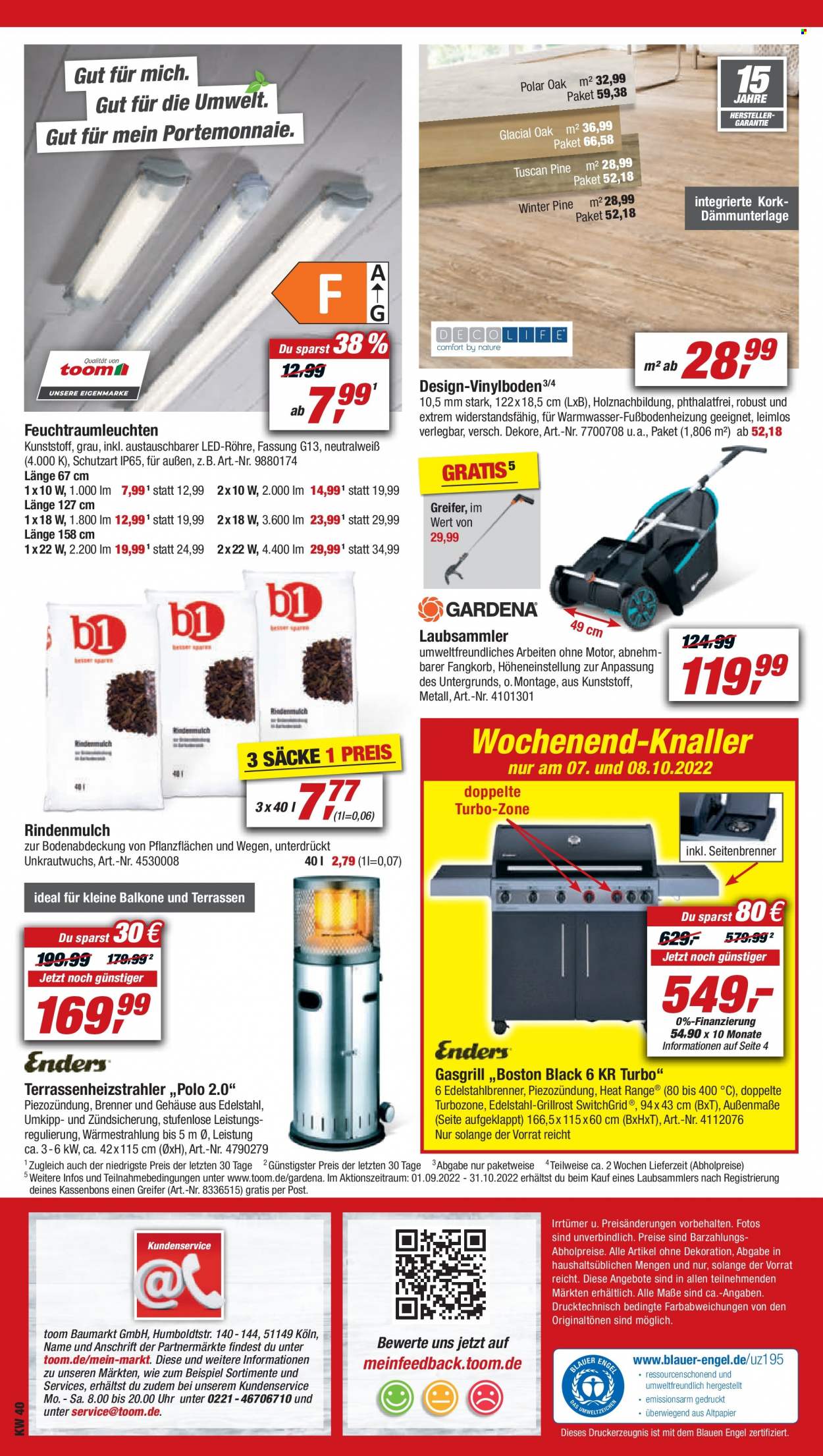 toom Baumarkt Prospekte  - 1.10.2022 - 7.10.2022. Seite 18