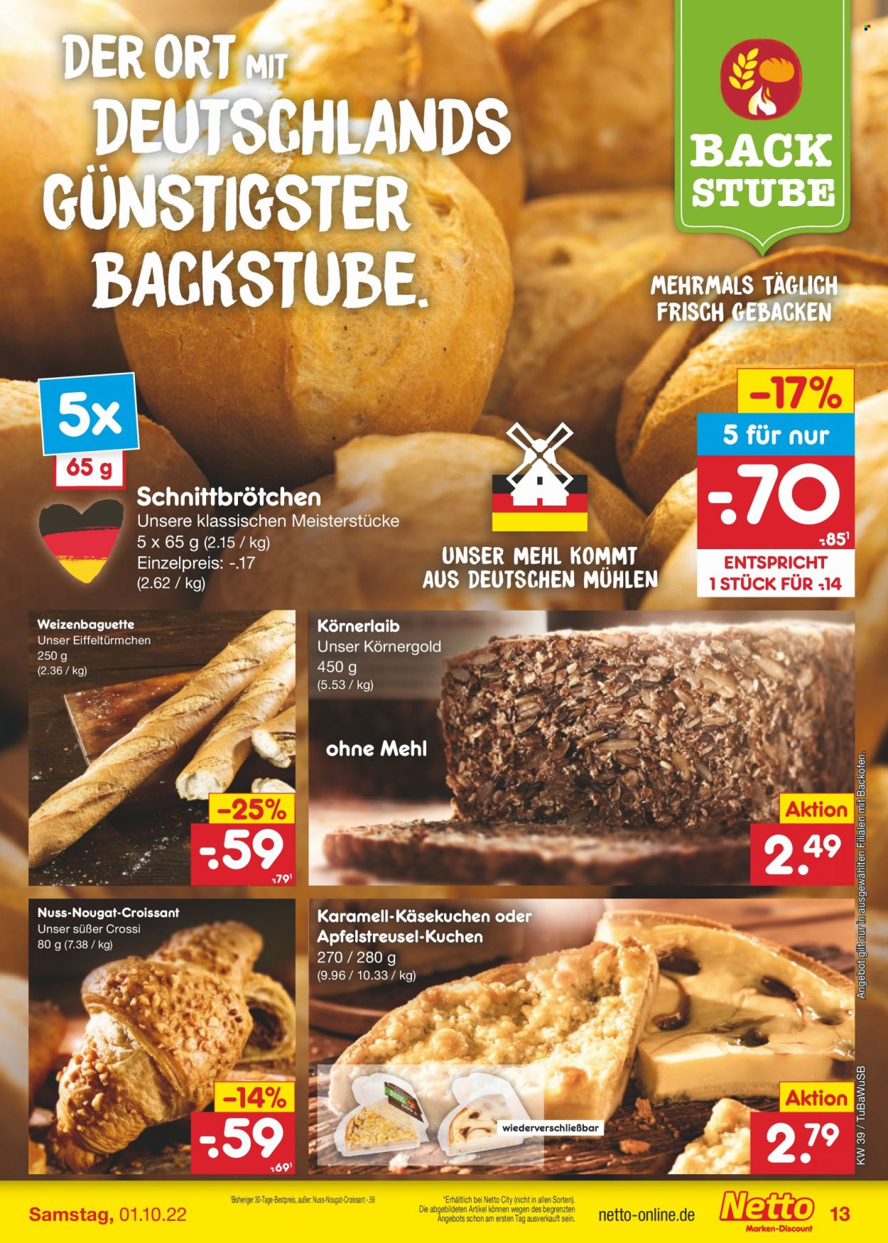 Netto Marken-Discount Prospekte  - 26.09.2022 - 1.10.2022. Seite 13