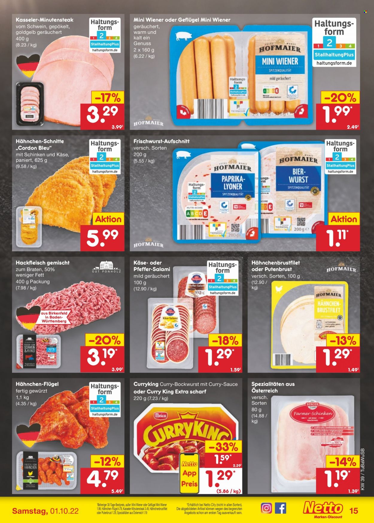 Netto Marken-Discount Prospekte  - 26.09.2022 - 1.10.2022. Seite 15