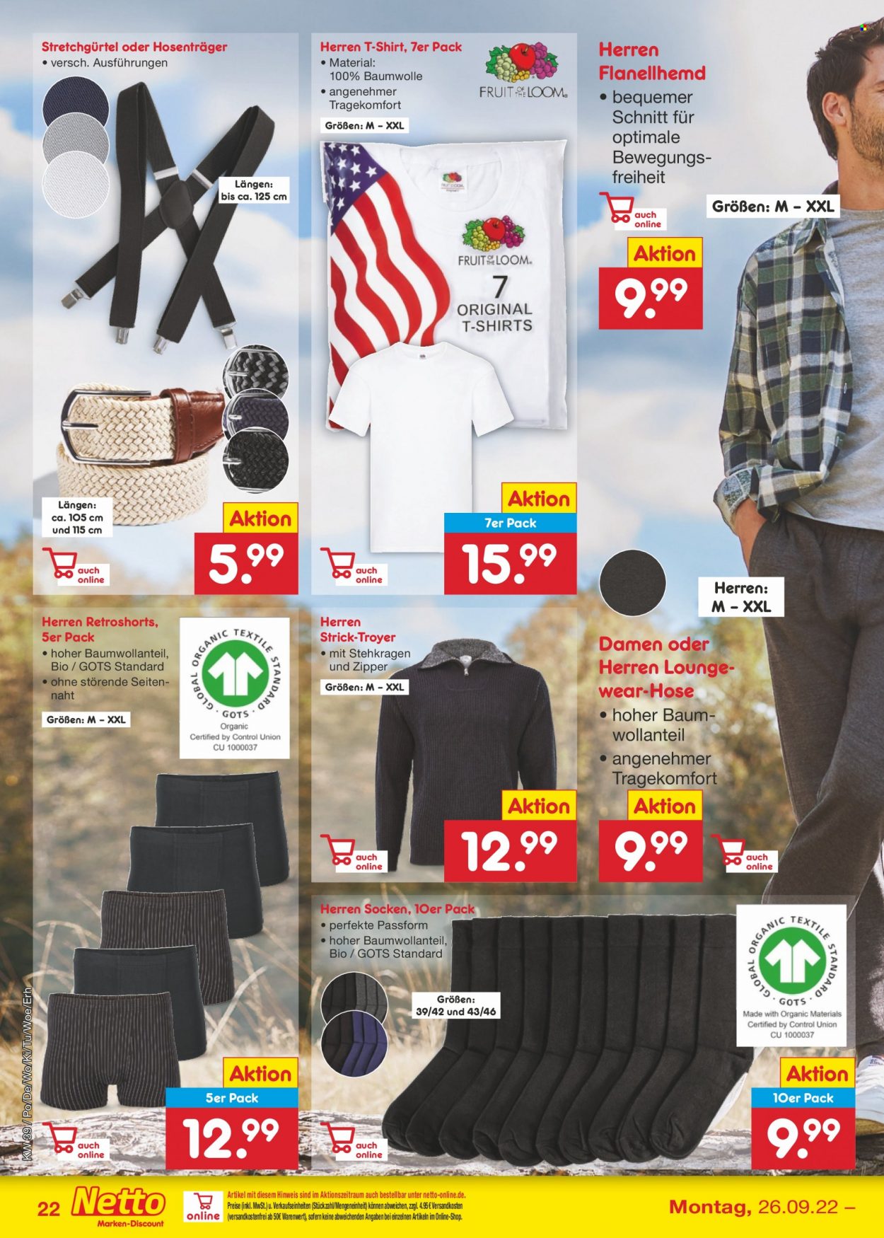 Netto Marken-Discount Prospekte  - 26.09.2022 - 1.10.2022. Seite 22