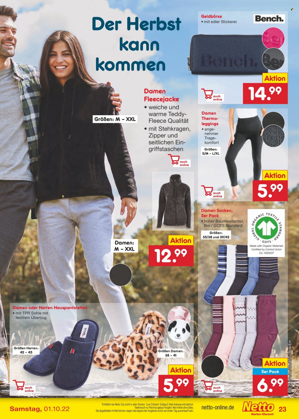 Netto Marken-Discount Prospekte  - 26.09.2022 - 1.10.2022. Seite 23