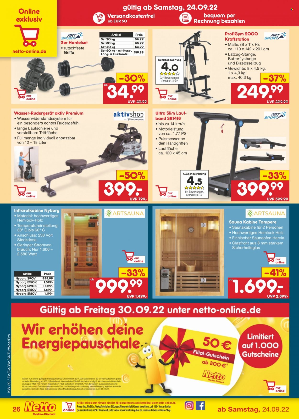 Netto Marken-Discount Prospekte  - 26.09.2022 - 1.10.2022. Seite 26