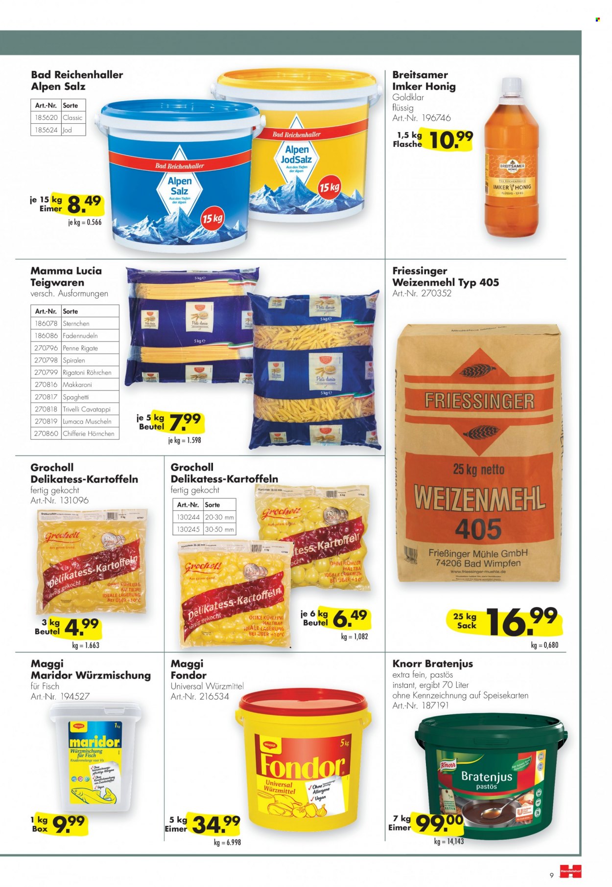 Handelshof Prospekte . Seite 9