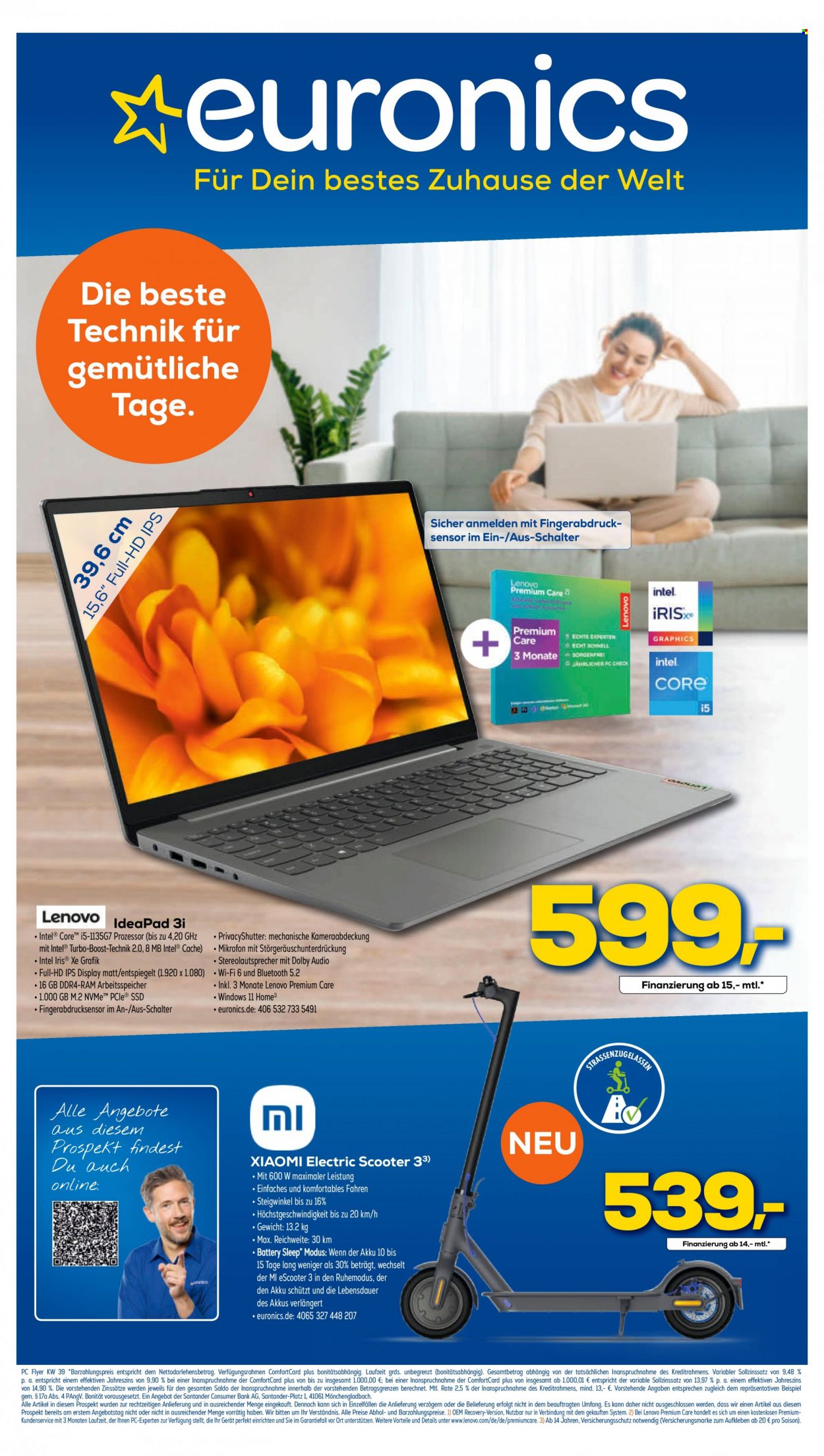 Euronics Prospekte  - 28.09.2022 - 4.10.2022. Seite 1