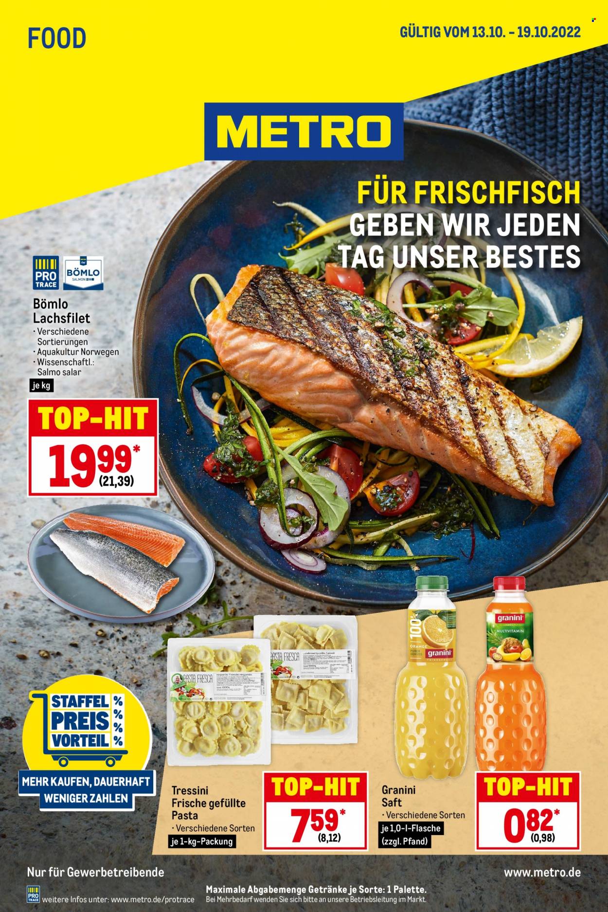 Metro Prospekte  - 13.10.2022 - 19.10.2022. Seite 1
