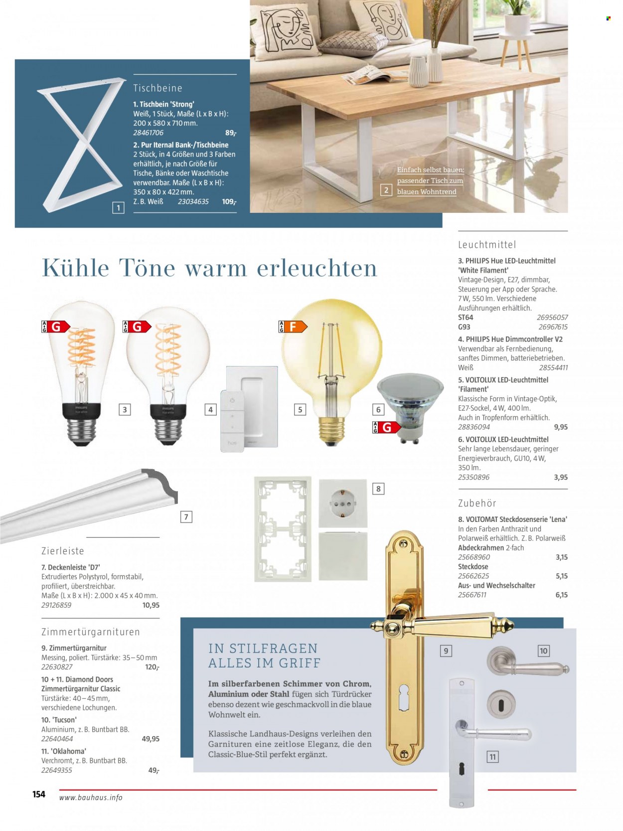 Bauhaus Prospekte  - 28.09.2022 - 31.10.2022. Seite 154