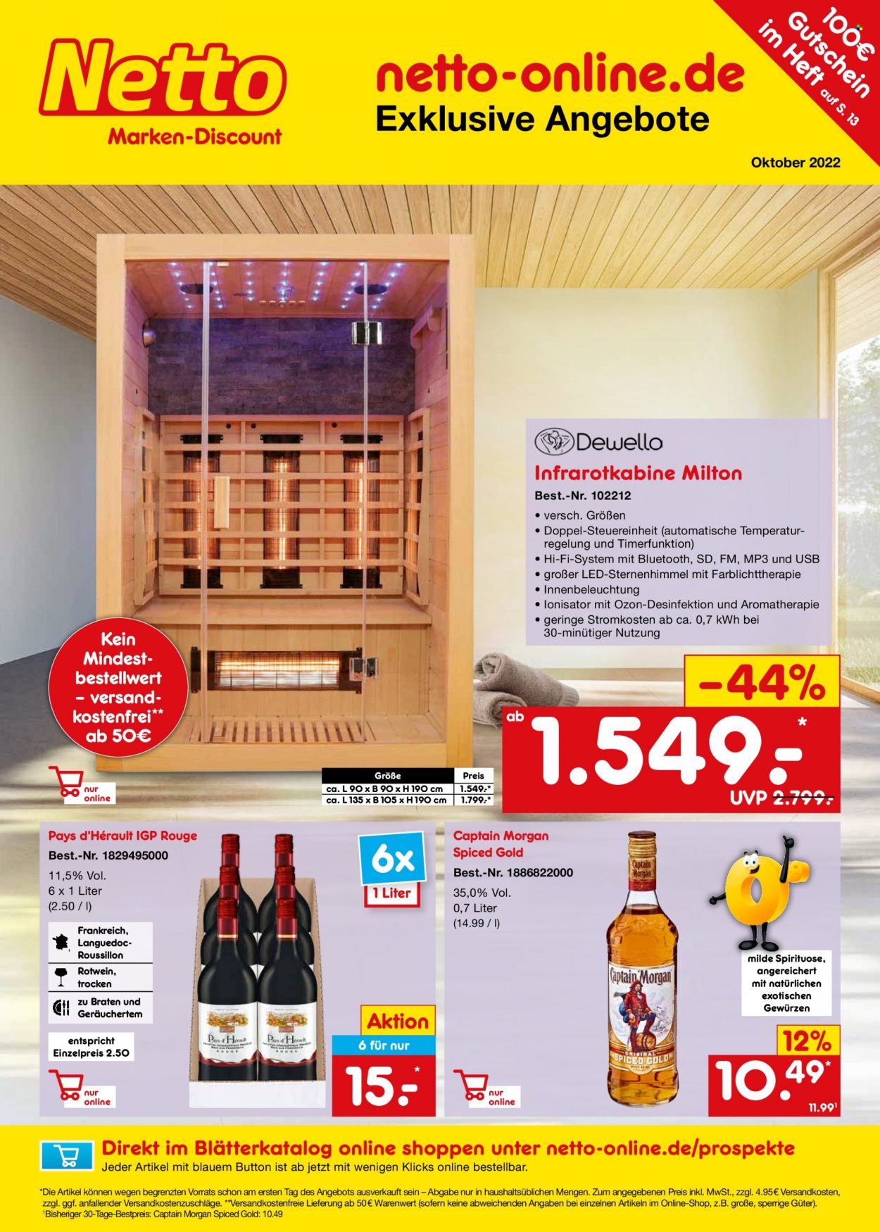 Netto Marken-Discount Prospekte  - 29.09.2022 - 31.10.2022. Seite 1