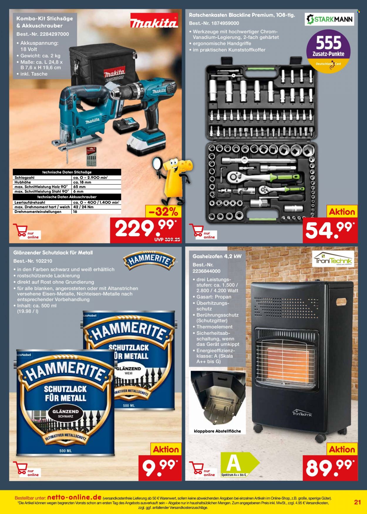 Netto Marken-Discount Prospekte  - 29.09.2022 - 31.10.2022. Seite 21