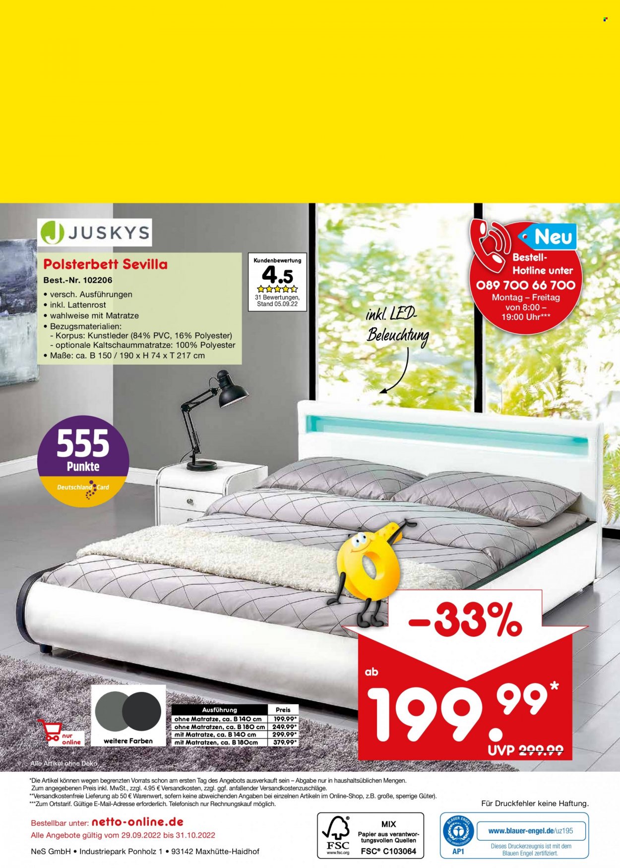 Netto Marken-Discount Prospekte  - 29.09.2022 - 31.10.2022. Seite 40