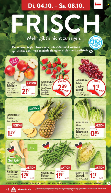 ALDI Nord Prospekte  - 4.10.2022 - 8.10.2022. Seite 4