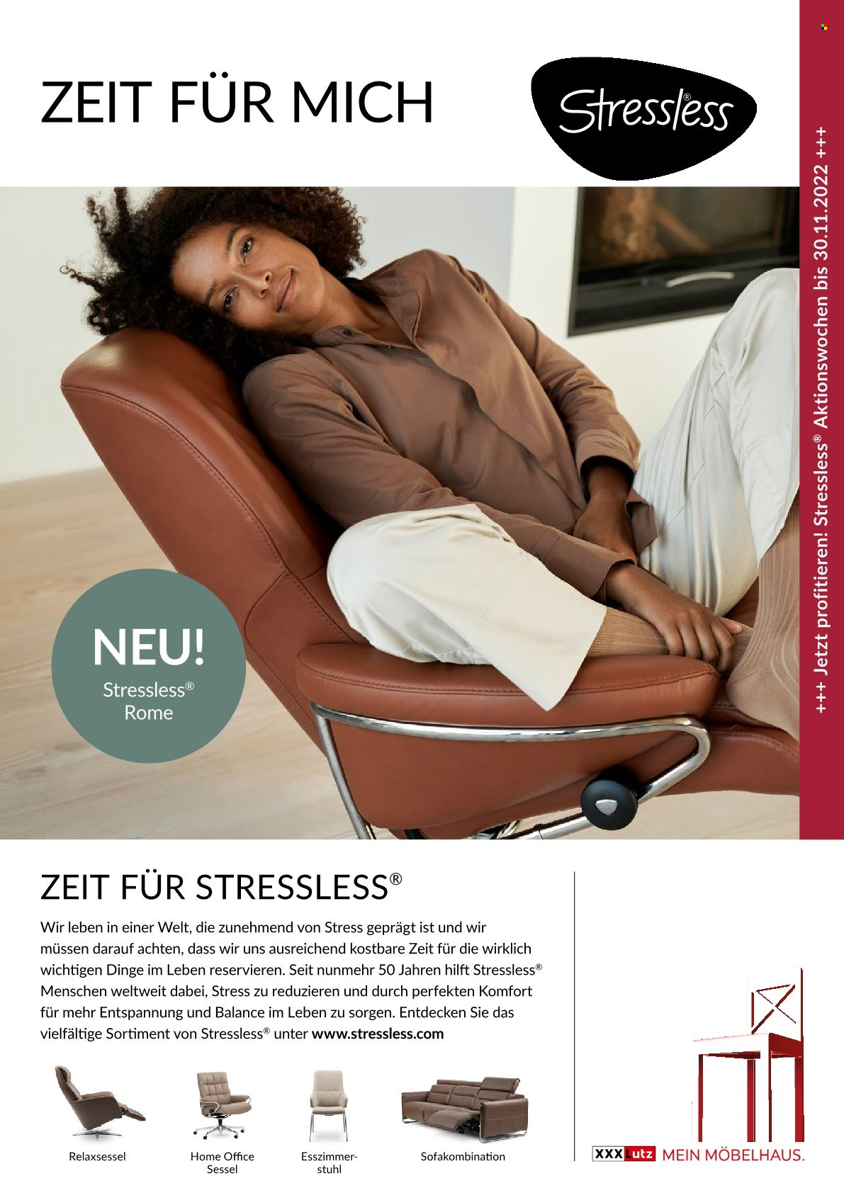thumbnail - Prospekte XXXLutz - 1.10.2022 - 30.11.2022 - Produkte in Aktion - Stuhl, Relaxsessel, Sessel. Seite 1.