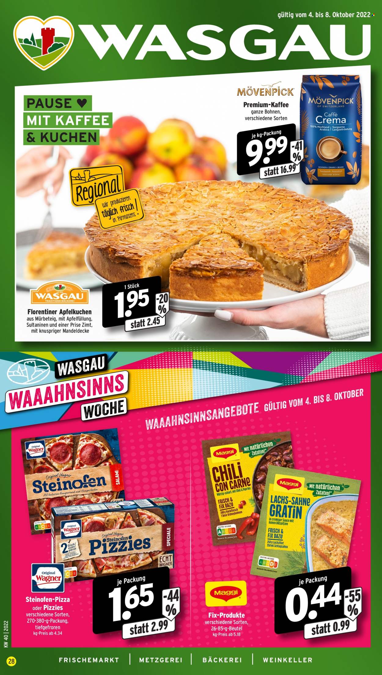 Wasgau Prospekte  - 4.10.2022 - 8.10.2022. Seite 1