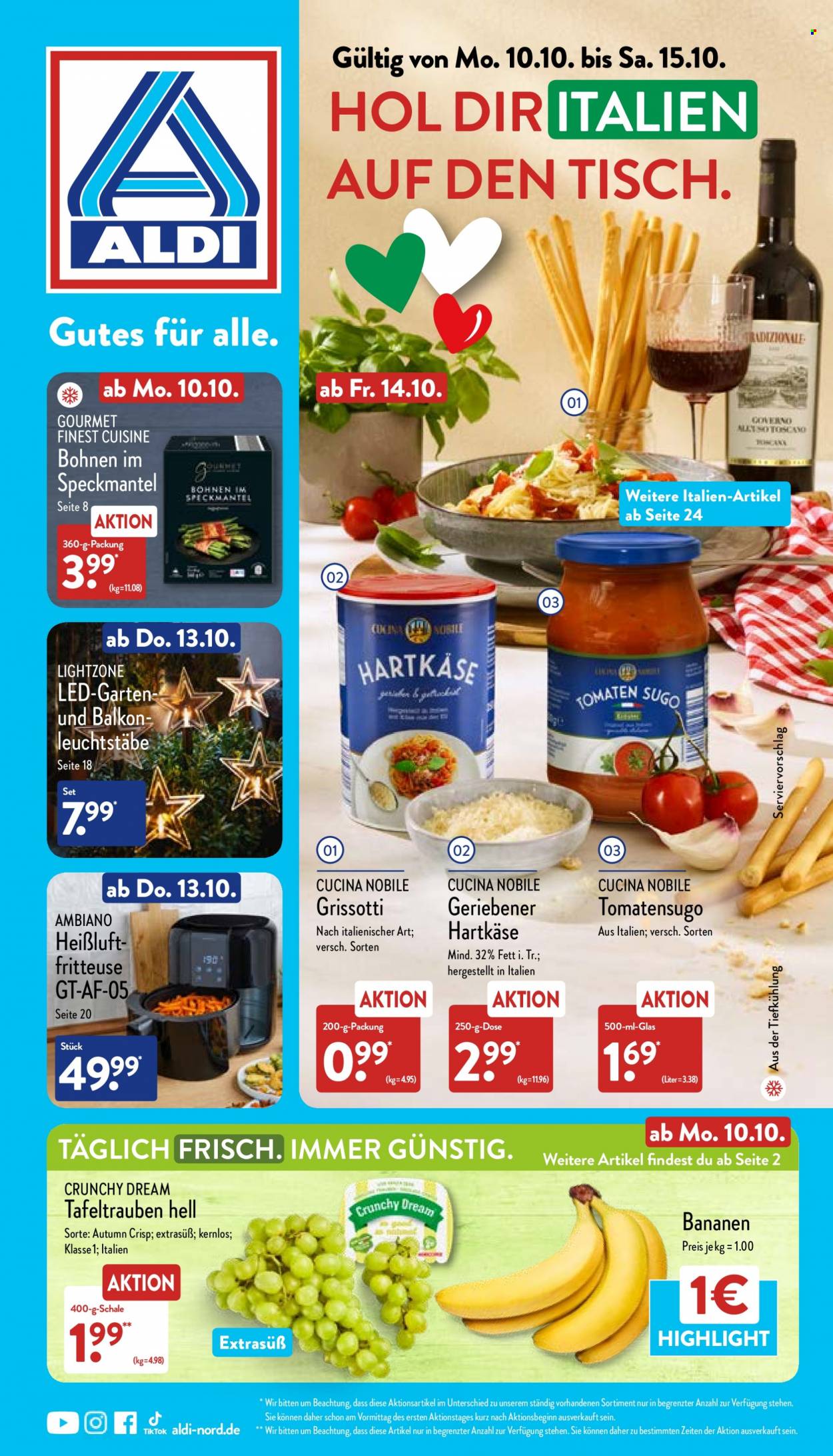 ALDI Nord Prospekte  - 10.10.2022 - 15.10.2022. Seite 1