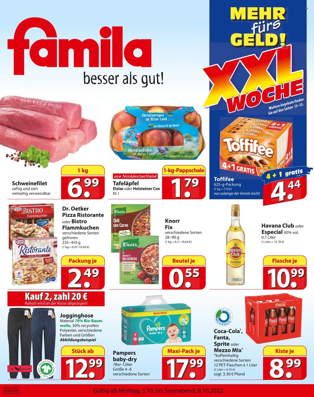 famila Prospekte  - 3.10.2022 - 8.10.2022. Seite 1