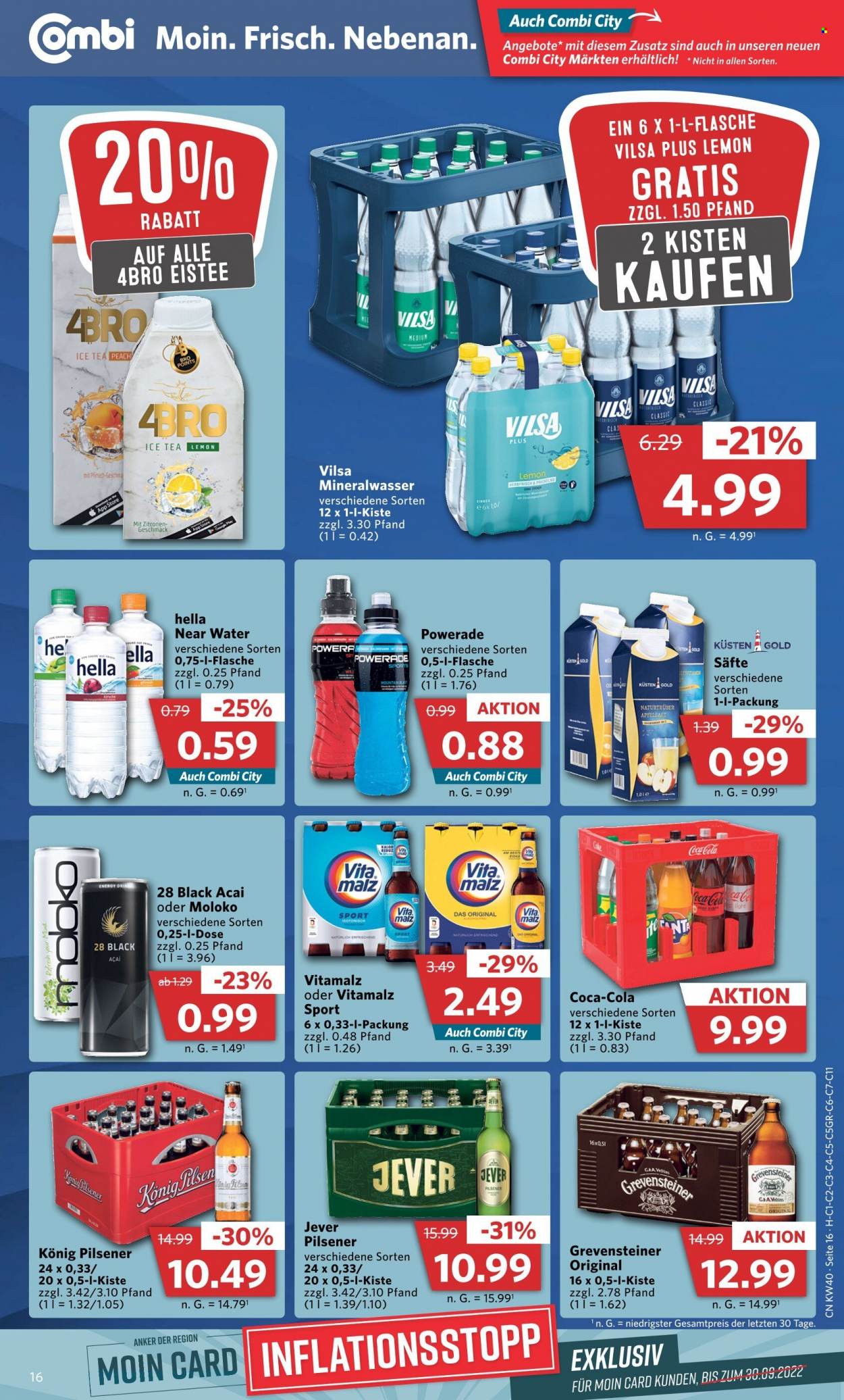 Combi Prospekte  - 4.10.2022 - 8.10.2022. Seite 16