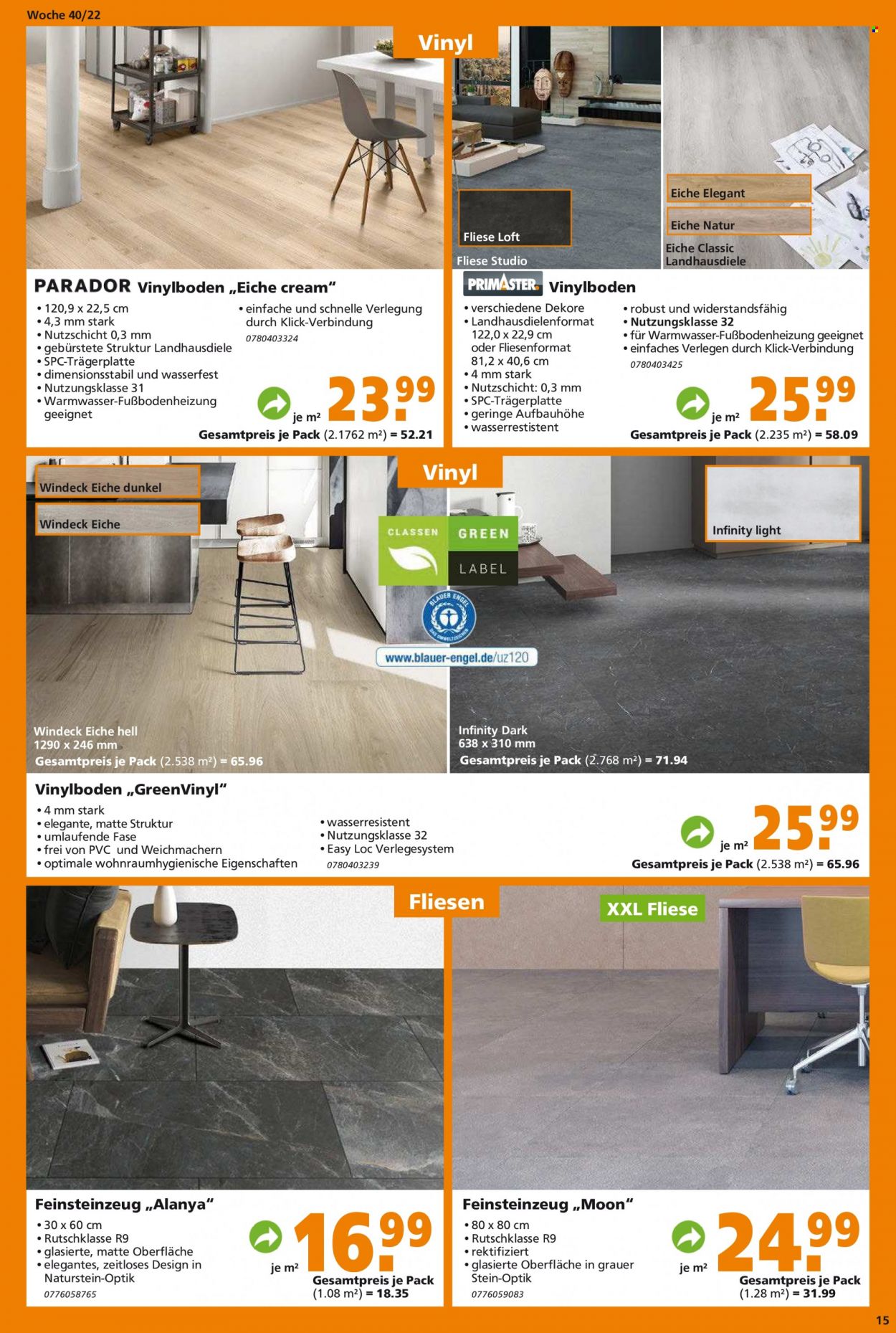 Globus Baumarkt Prospekte  - 3.10.2022 - 8.10.2022. Seite 15