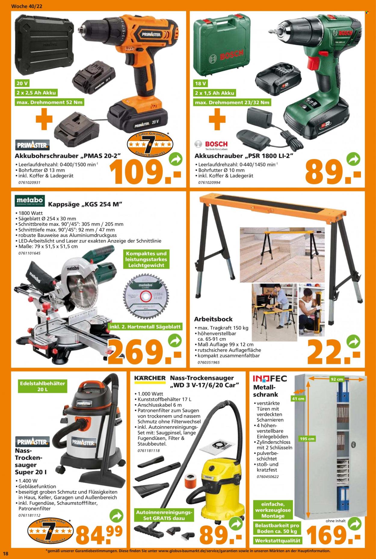 Globus Baumarkt Prospekte  - 3.10.2022 - 8.10.2022. Seite 18