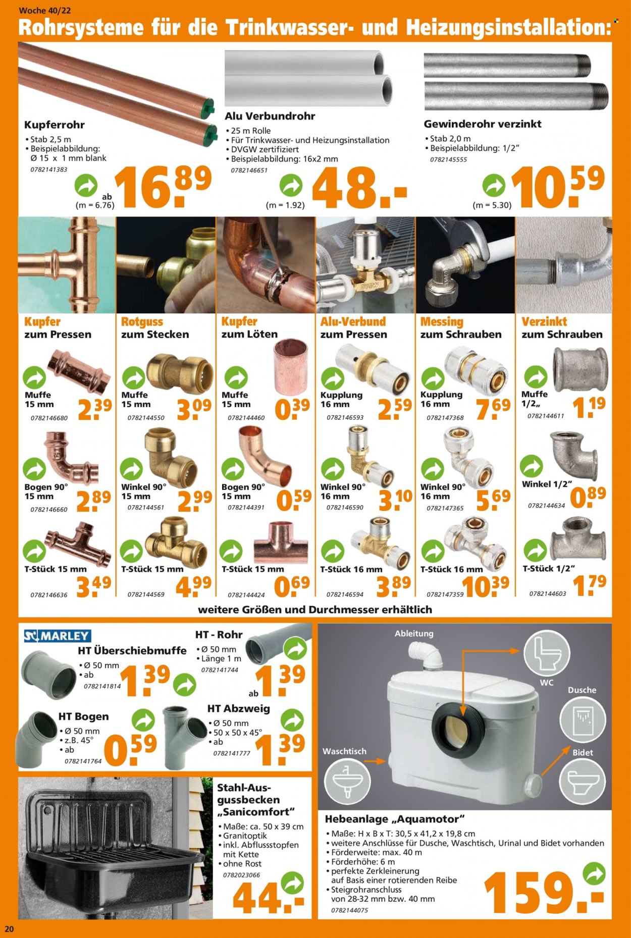 Globus Baumarkt Prospekte  - 3.10.2022 - 8.10.2022. Seite 20