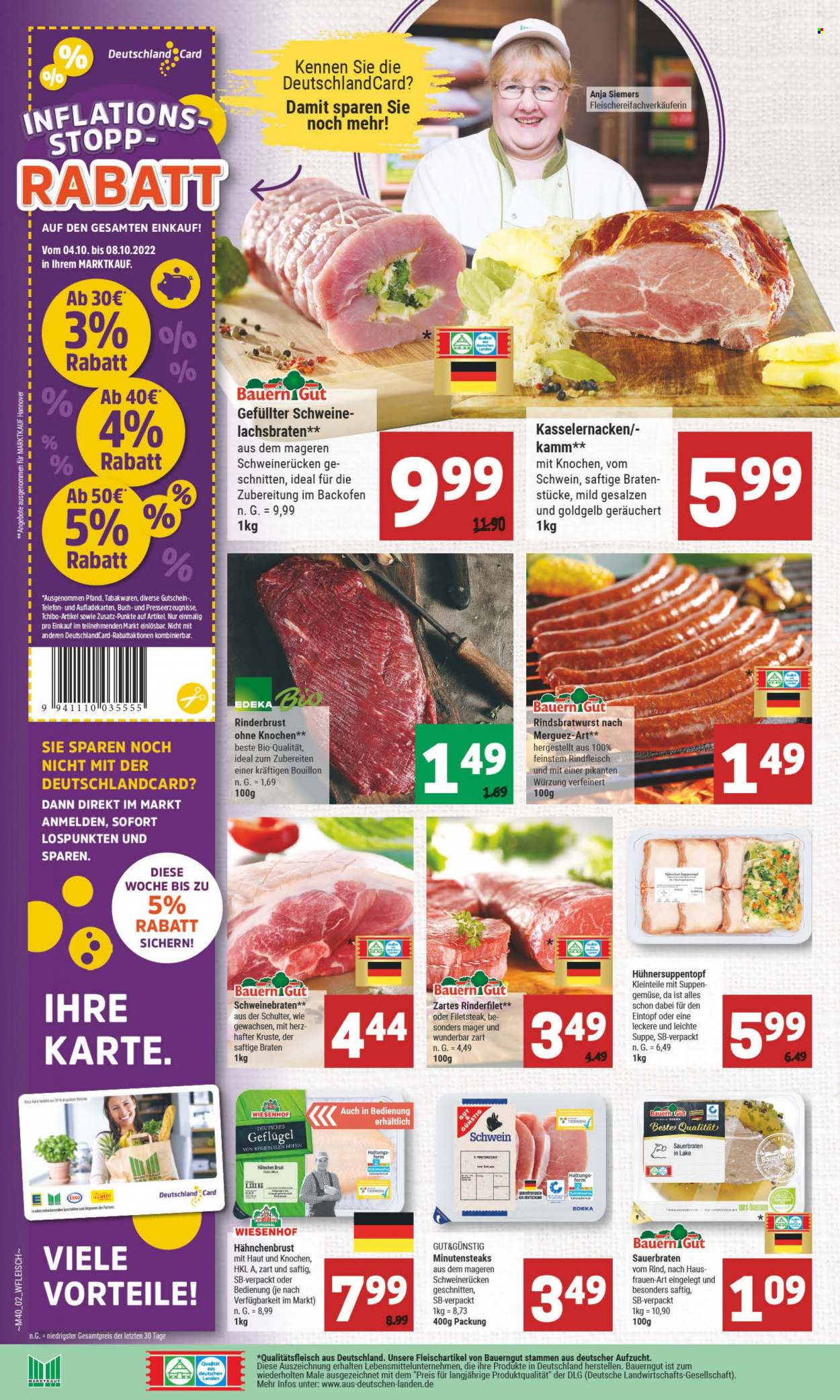 Marktkauf Prospekte  - 4.10.2022 - 8.10.2022. Seite 2