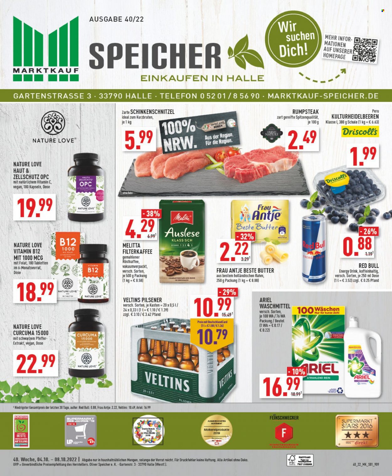 Marktkauf Prospekte  - 4.10.2022 - 8.10.2022. Seite 1