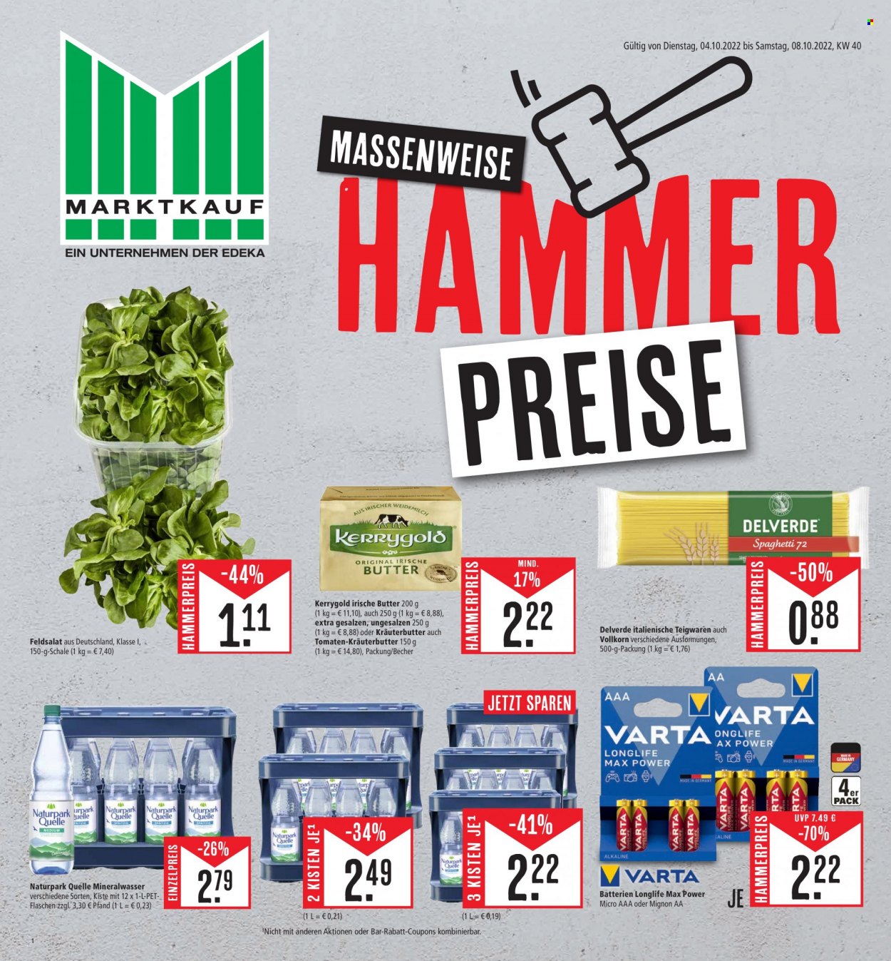 Marktkauf Prospekte  - 4.10.2022 - 8.10.2022. Seite 1