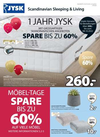 Prospekte JYSK - 3.10.2022 - 22.10.2022.