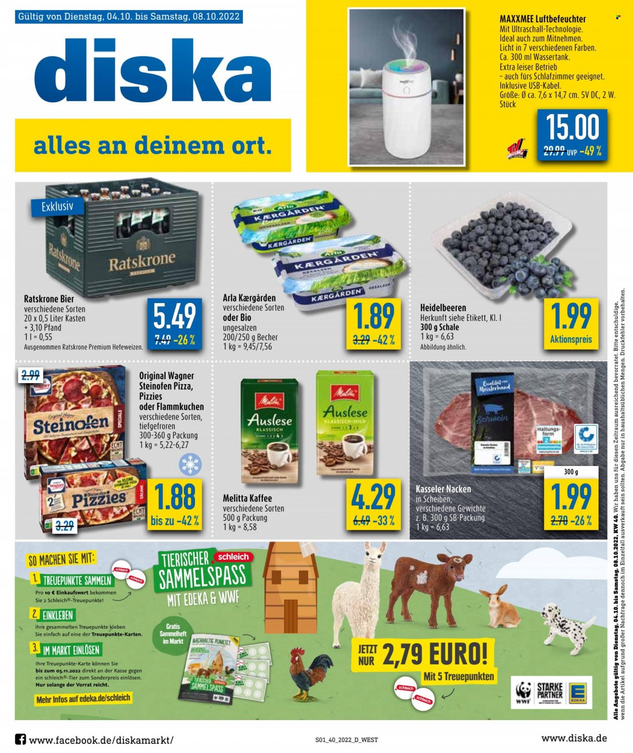 Diska Prospekte  - 4.10.2022 - 8.10.2022. Seite 1