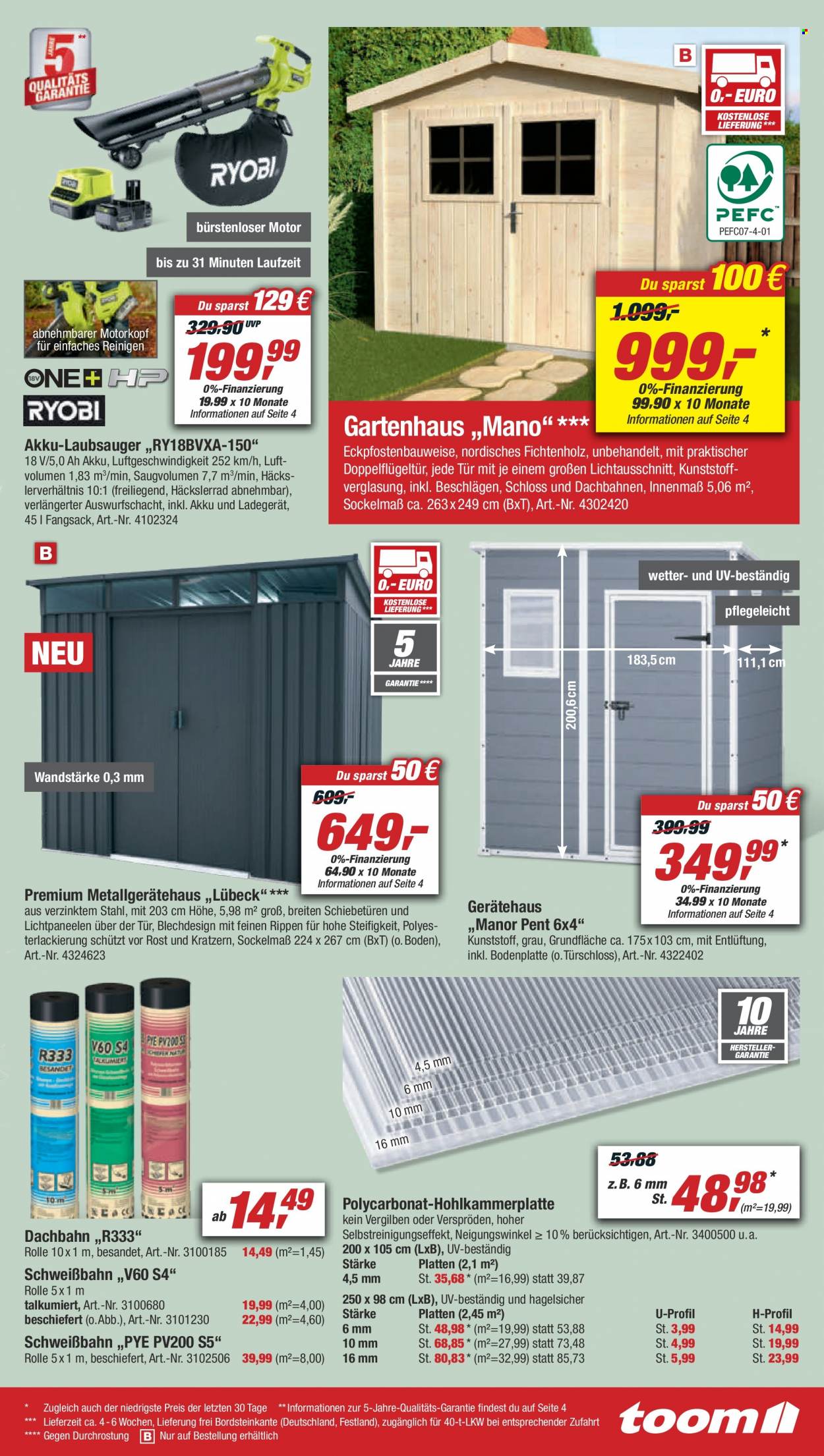 toom Baumarkt Prospekte  - 8.10.2022 - 14.10.2022. Seite 5